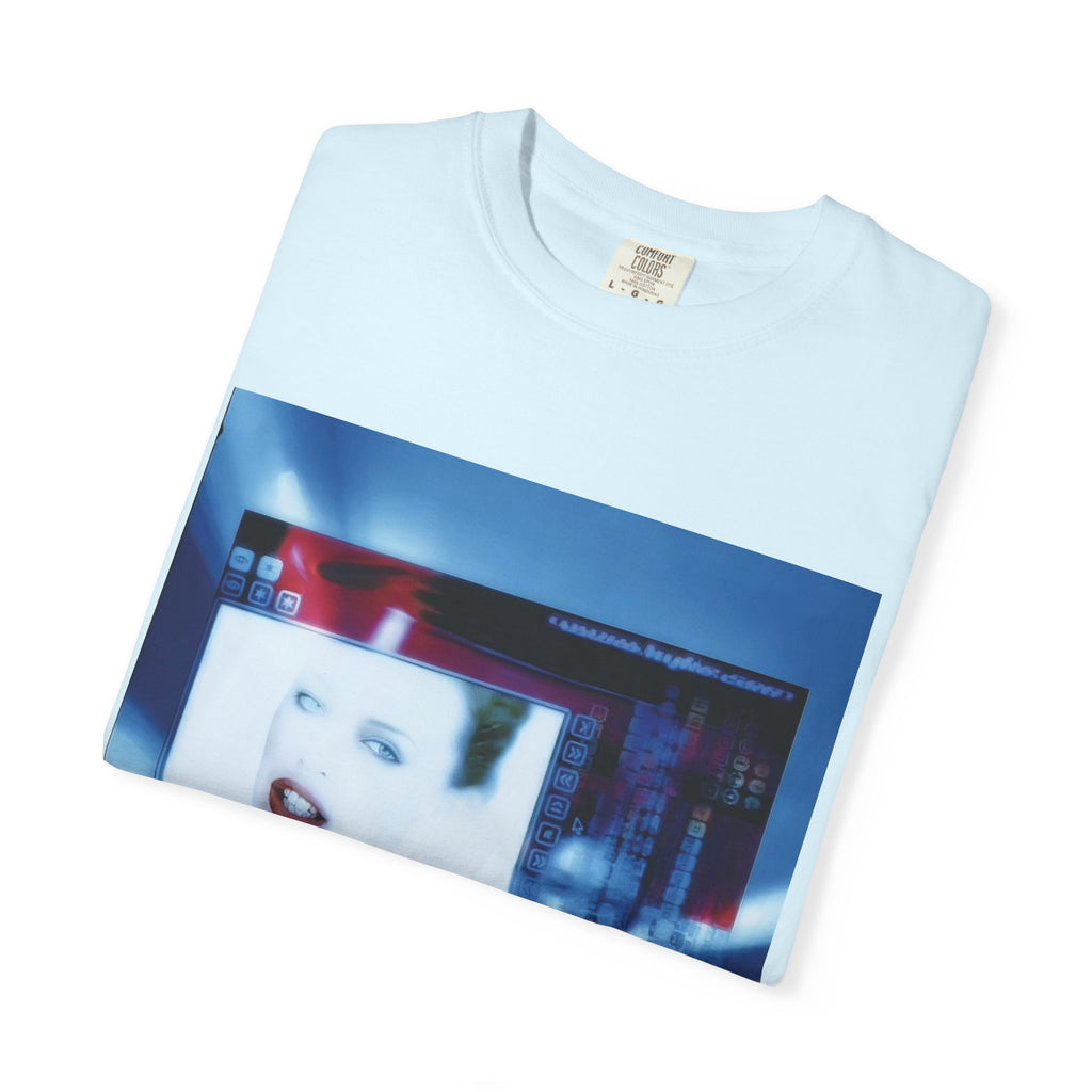 Digital Pop Up Cyber Y2K Graphic T-Shirt