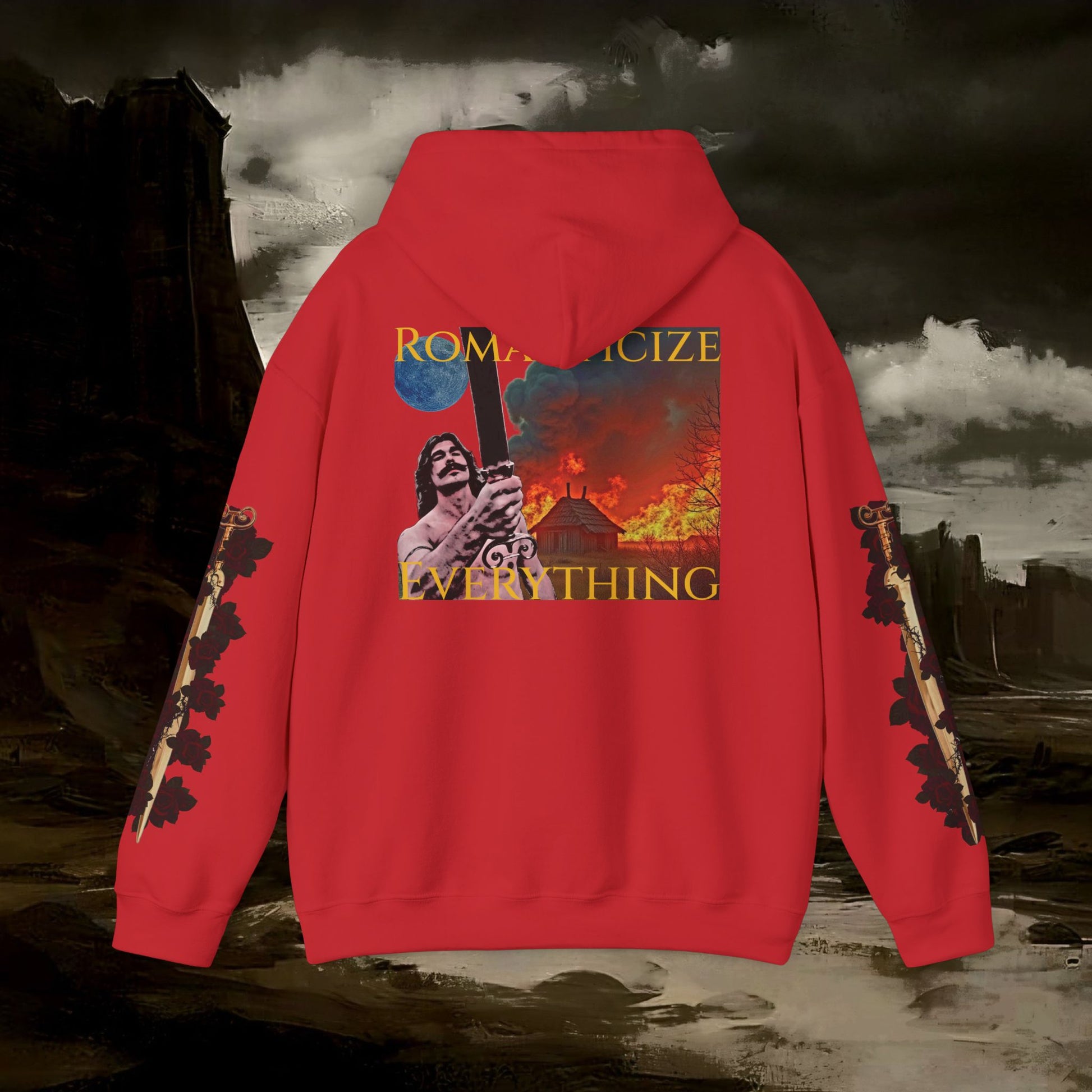 The Barbarian's Mirror Medieval Fantasy Inspired Unisex Hoodie