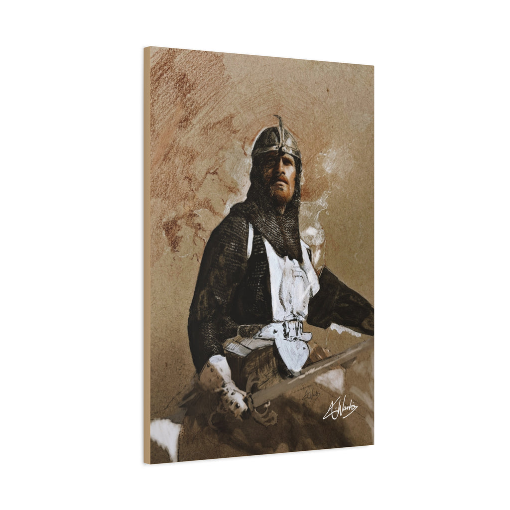 The Knight's Rest Medieval Fantasy Canvas