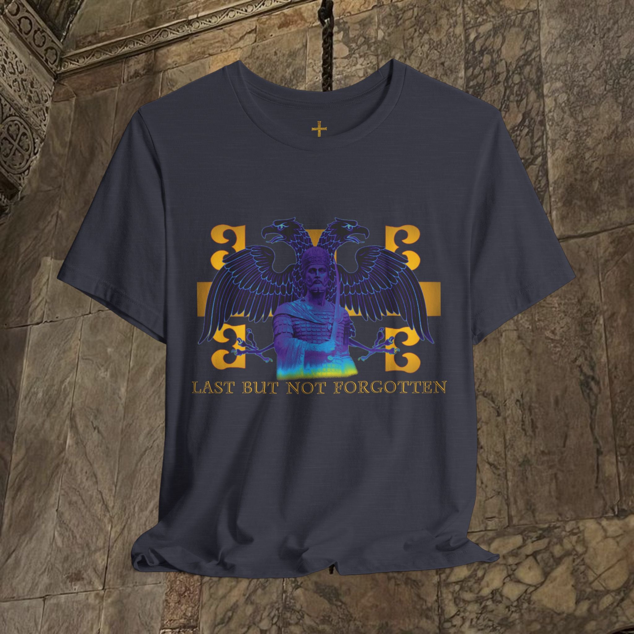 The Last Great Emperor Byzantine Inspired Cotton Graphic T-shirt Front