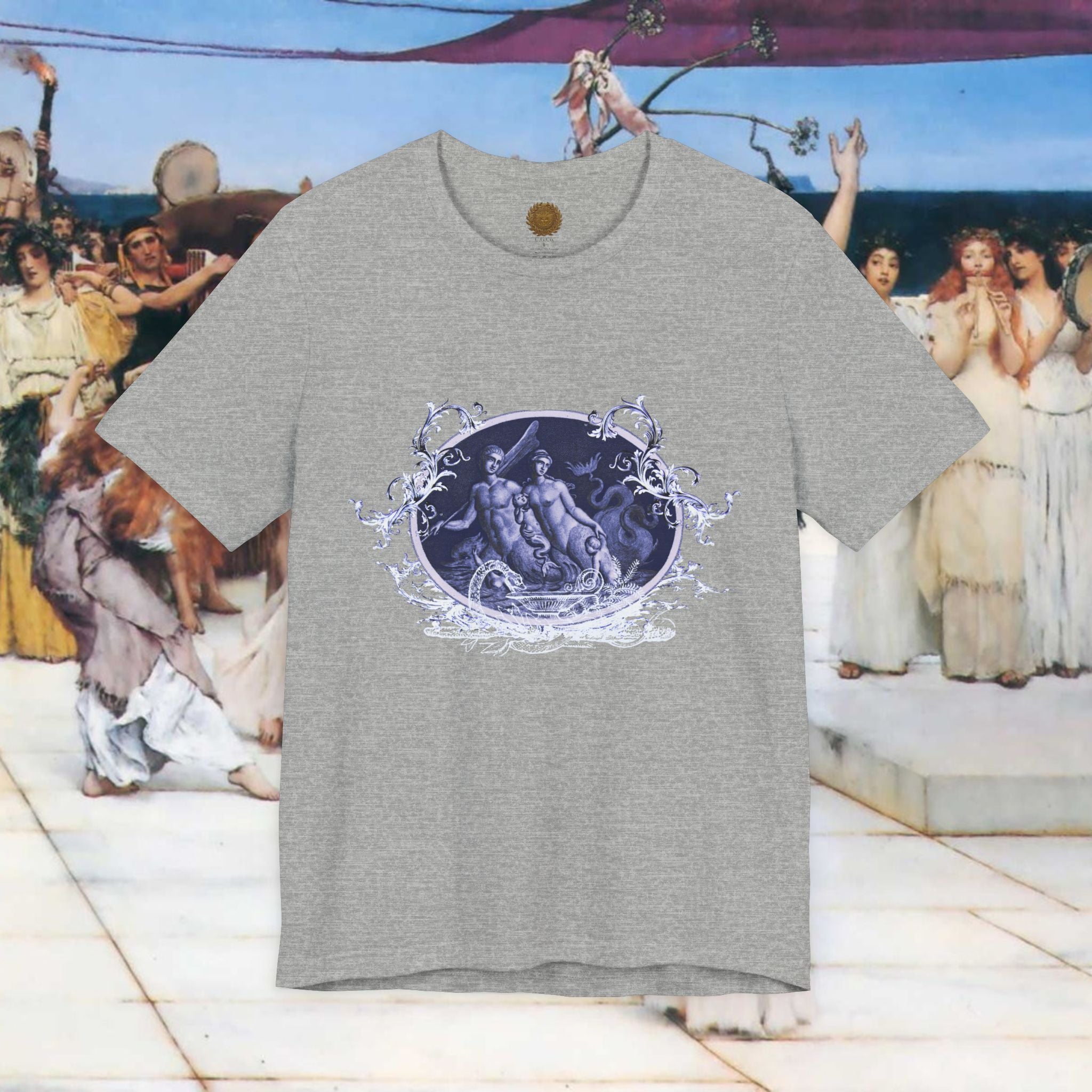 Dagon Graphic T-Shirt – Ancient Fish God of Mesopotamian Mythology | Classical History Gift