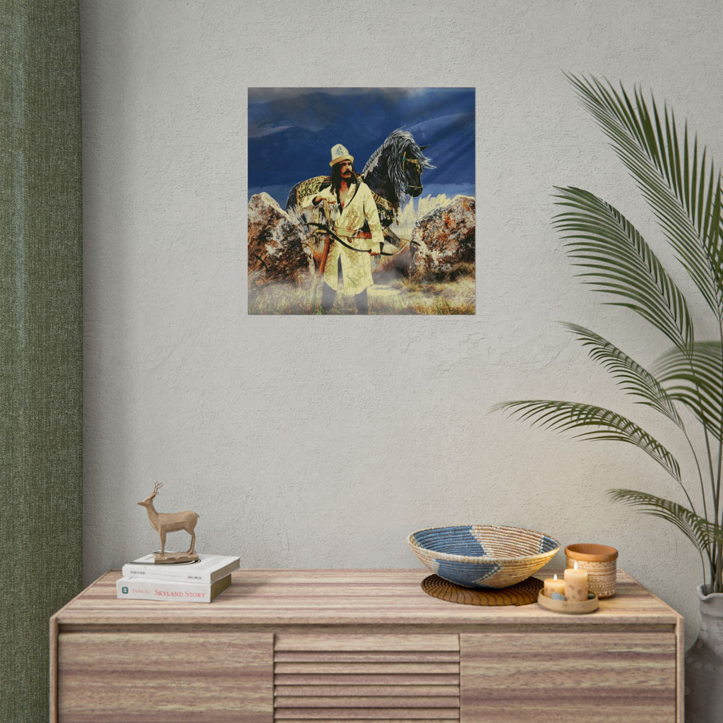 The Golden Nomad Medieval Fantasy Inspired Fine Art Print