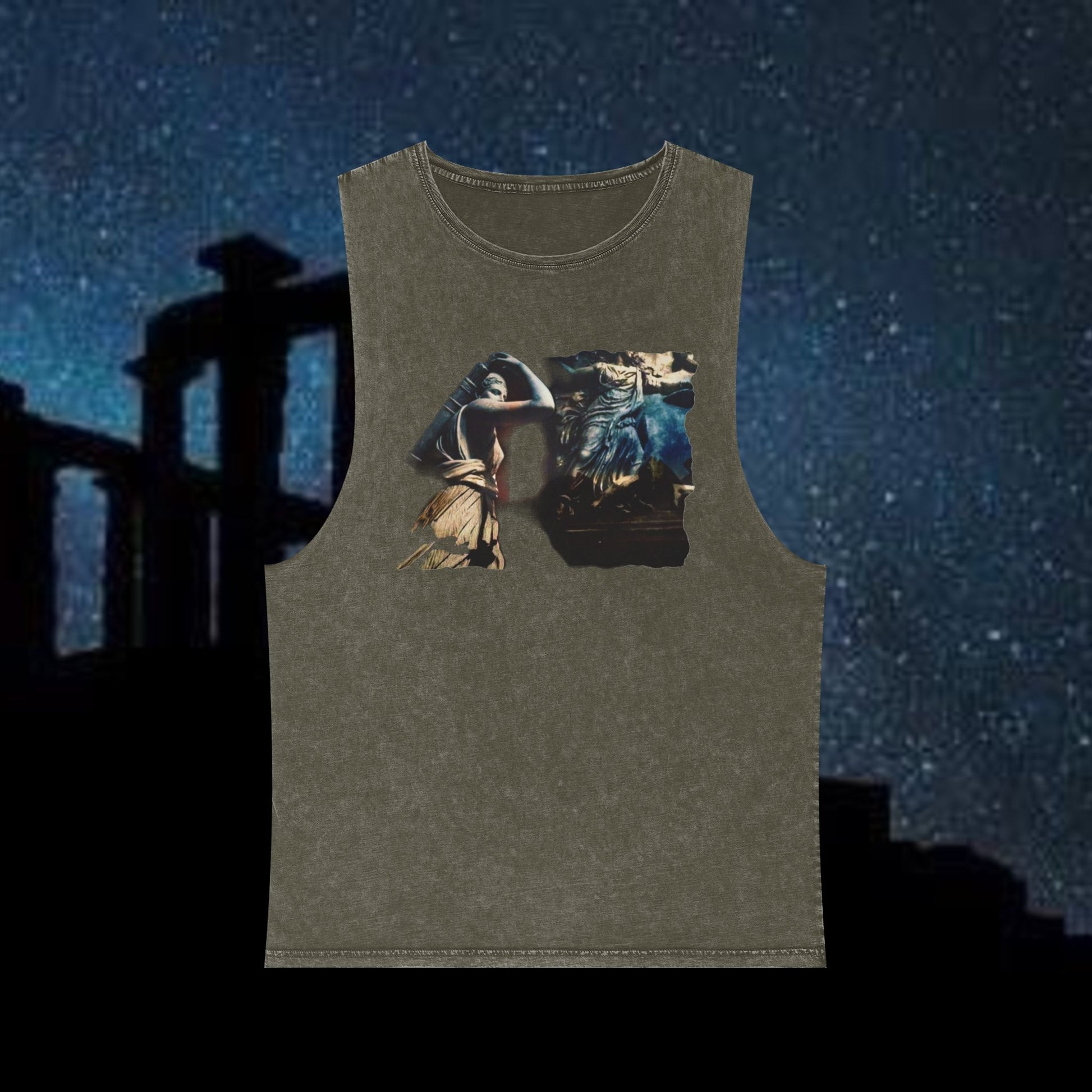 Artimus Fury Stonewash Tank Top, Graphic Top