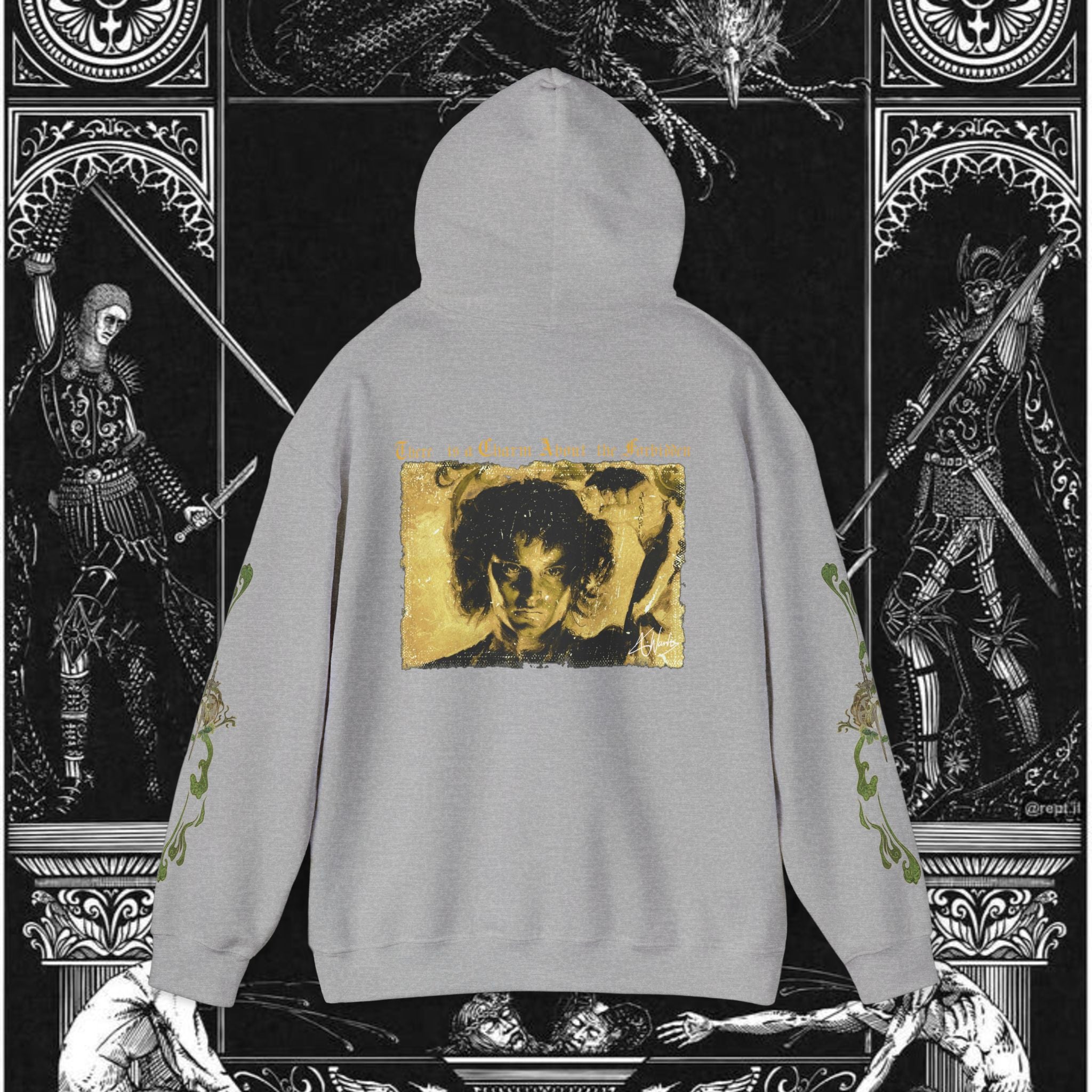 The Last Temptation Medieval Fantasy Graphic Hoodie