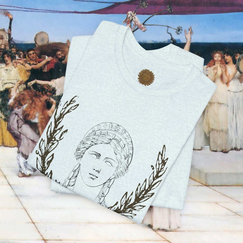 Hera's Wondering – Greek Goddess Ornate Diadem T-Shirt