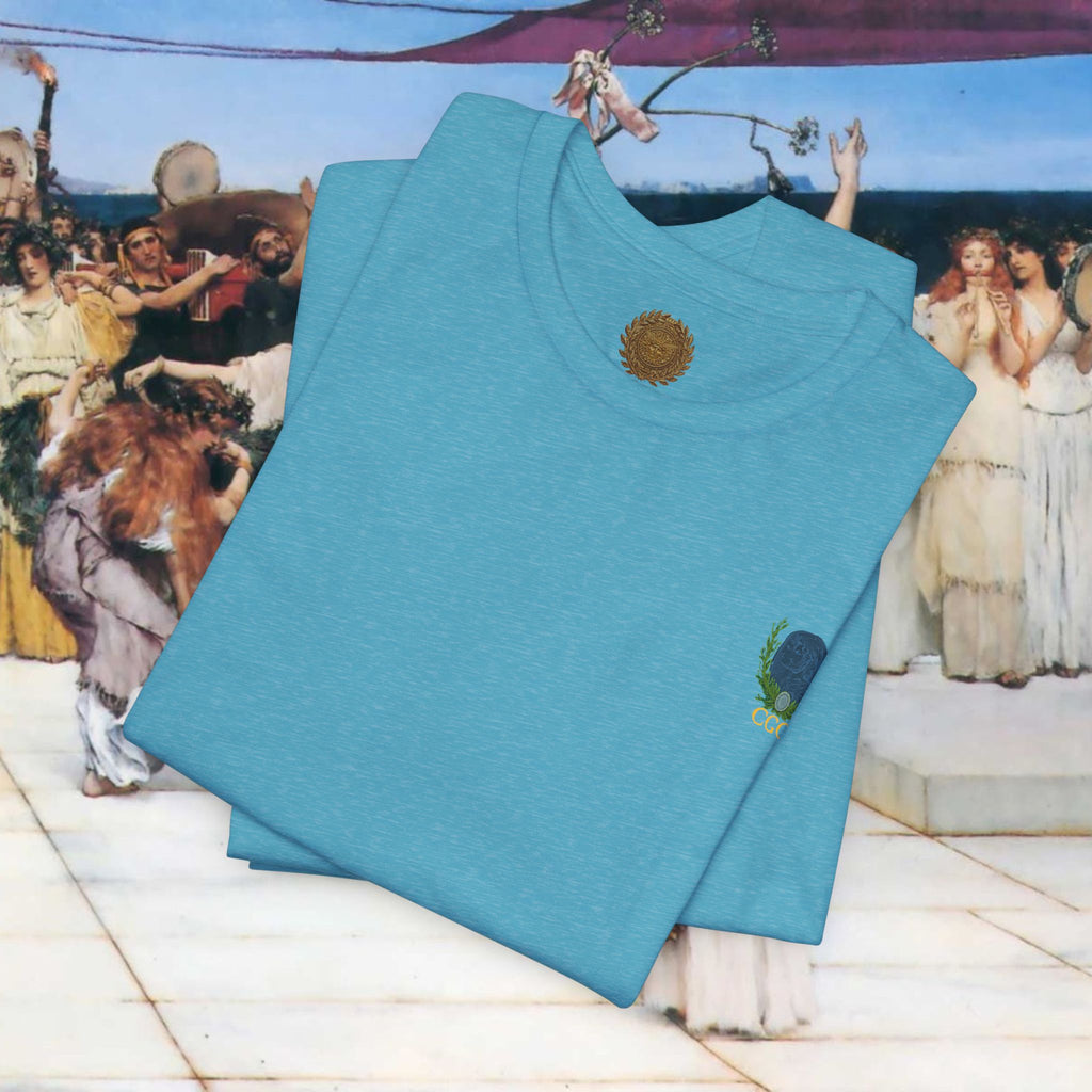 Roman Warrior Plumed Helmet Cameo T-Shirt