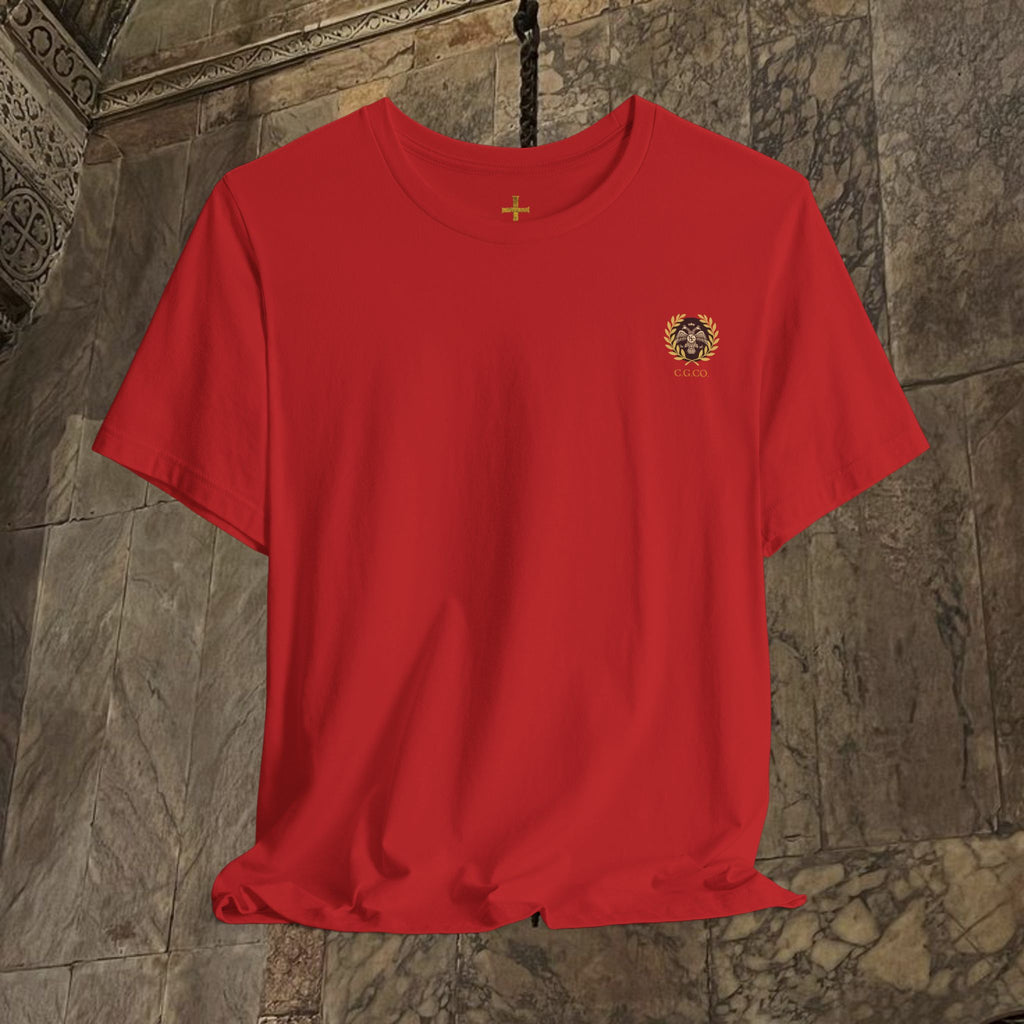 The Kings Fate Byzantine Inspired Cotton Graphic T-shirt Back version