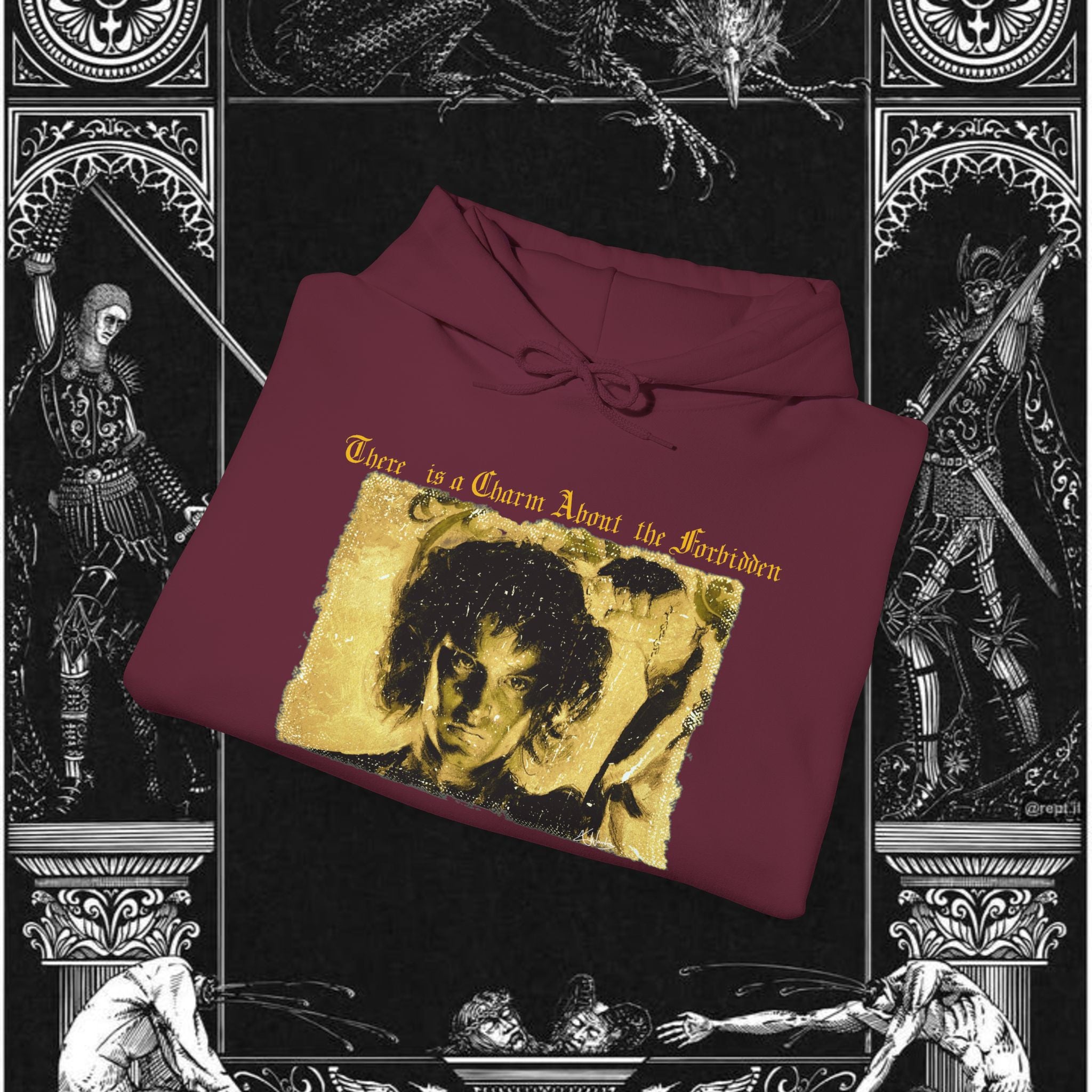 The Last Temptation Medieval Fantasy Graphic Hoodie