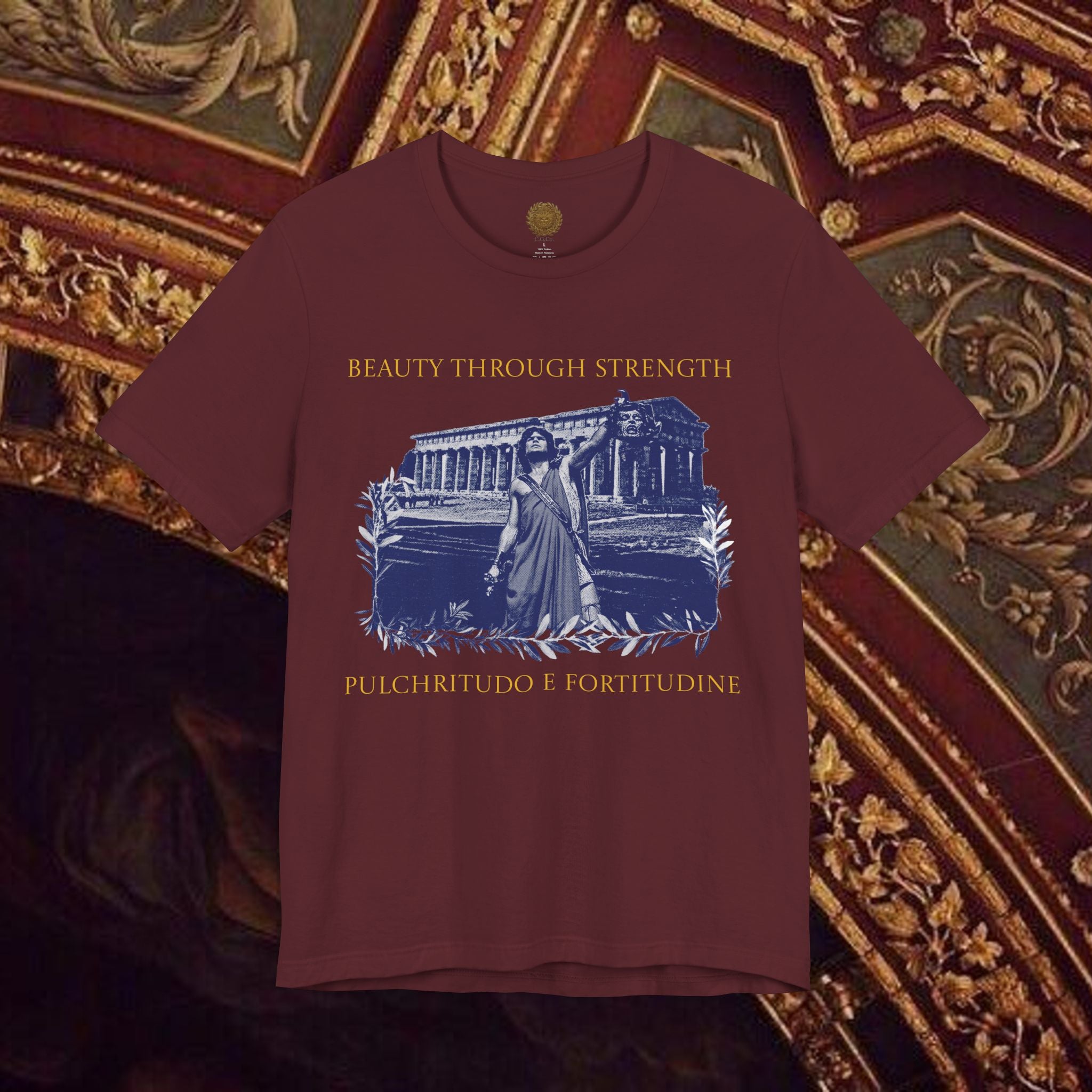 The Hero's Victory Classically-Themed Cotton Graphic T Shirt