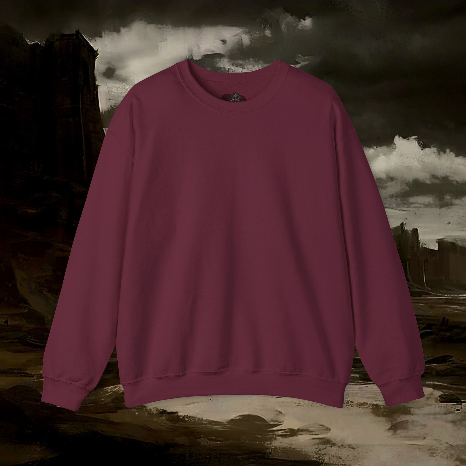 The Barbarian's Mirror Fantasy Medieval Inspired Unisex Sweatshirt Back Version