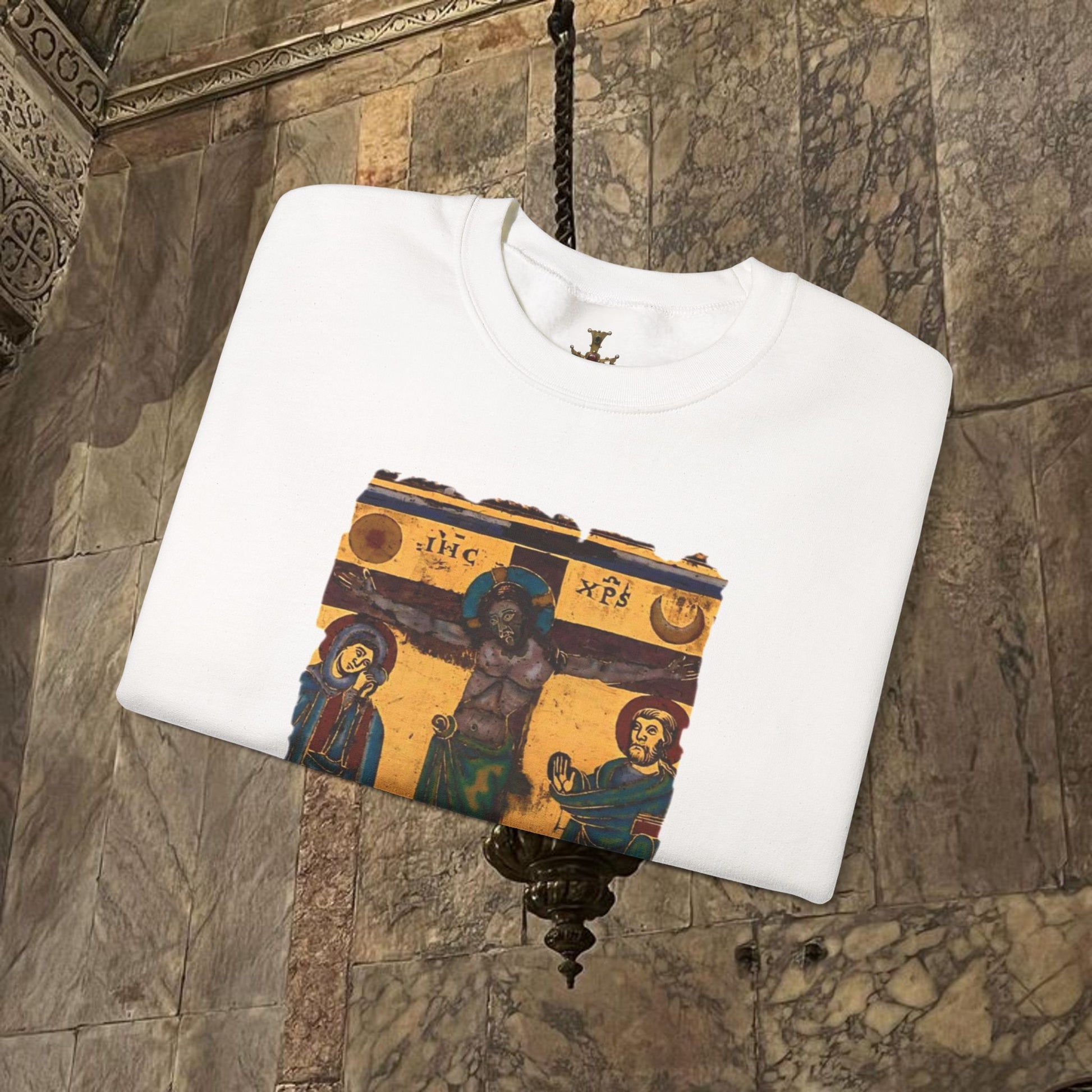 Byzantine art Sweatshirt iconographic desgin