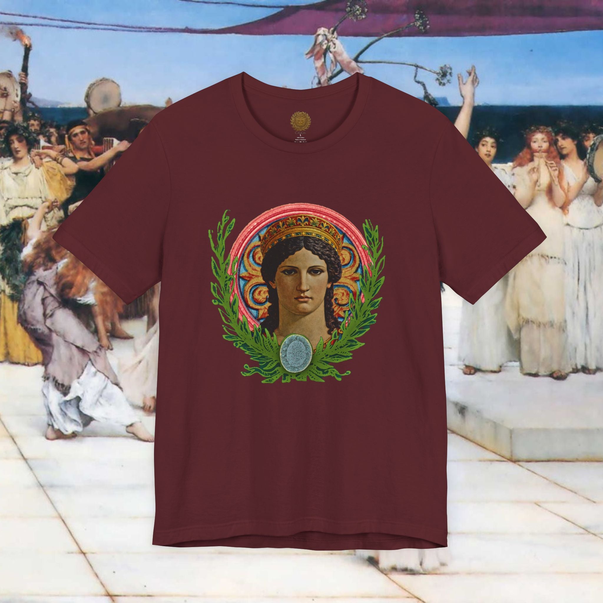 Hera's Wondering – Greek Goddess Coloured Diadem T-Shirt