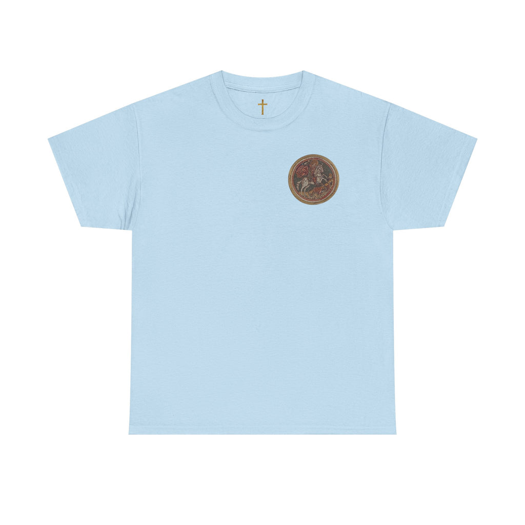 George the Dragon Slayer Graphic T-Shirt, Heavy Cotton Tee.