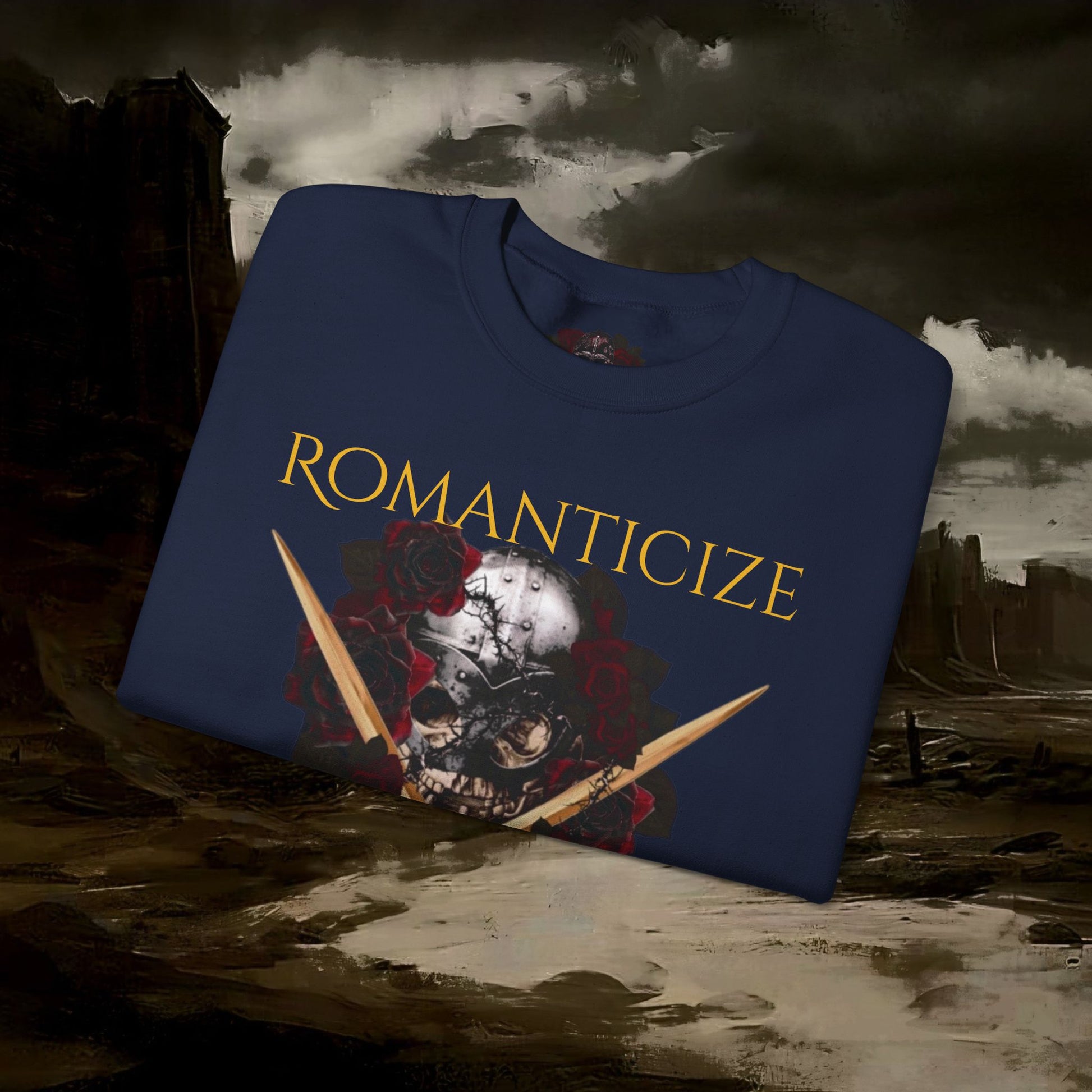 The Barbarian's Fate Medieval Fantasy Inspired Graphic Sweatshirt