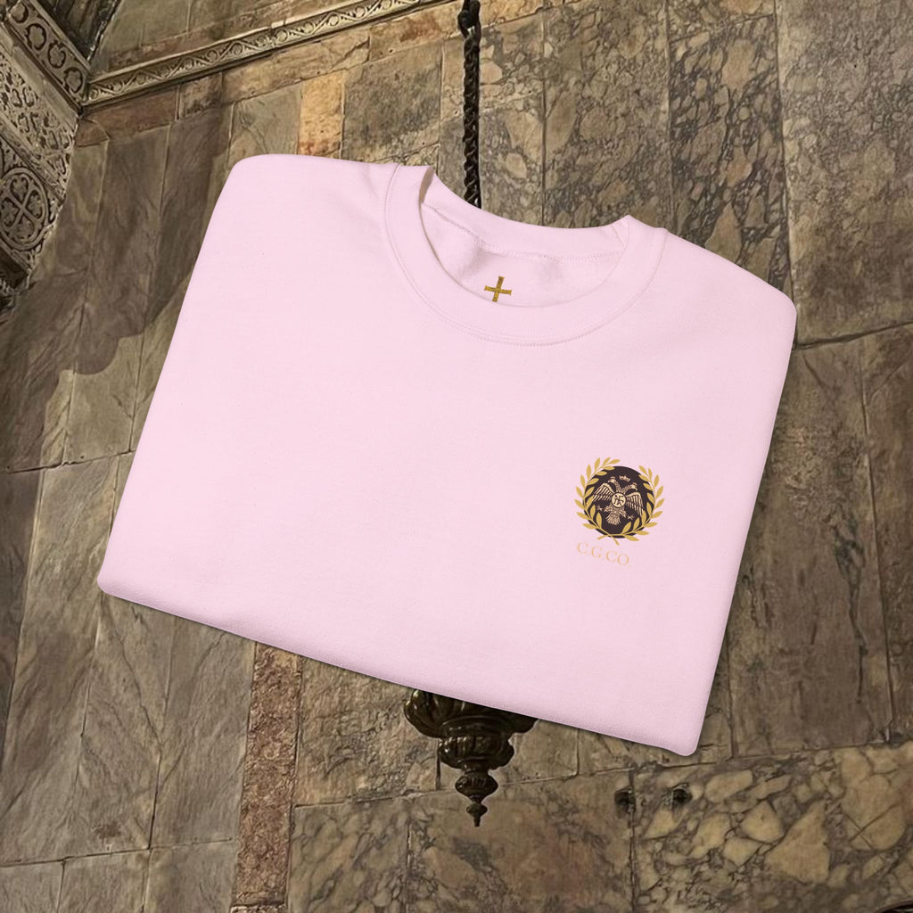 The Kings Fate Byzantine Inspired Graphic Crewneck Sweatshirt Back Version