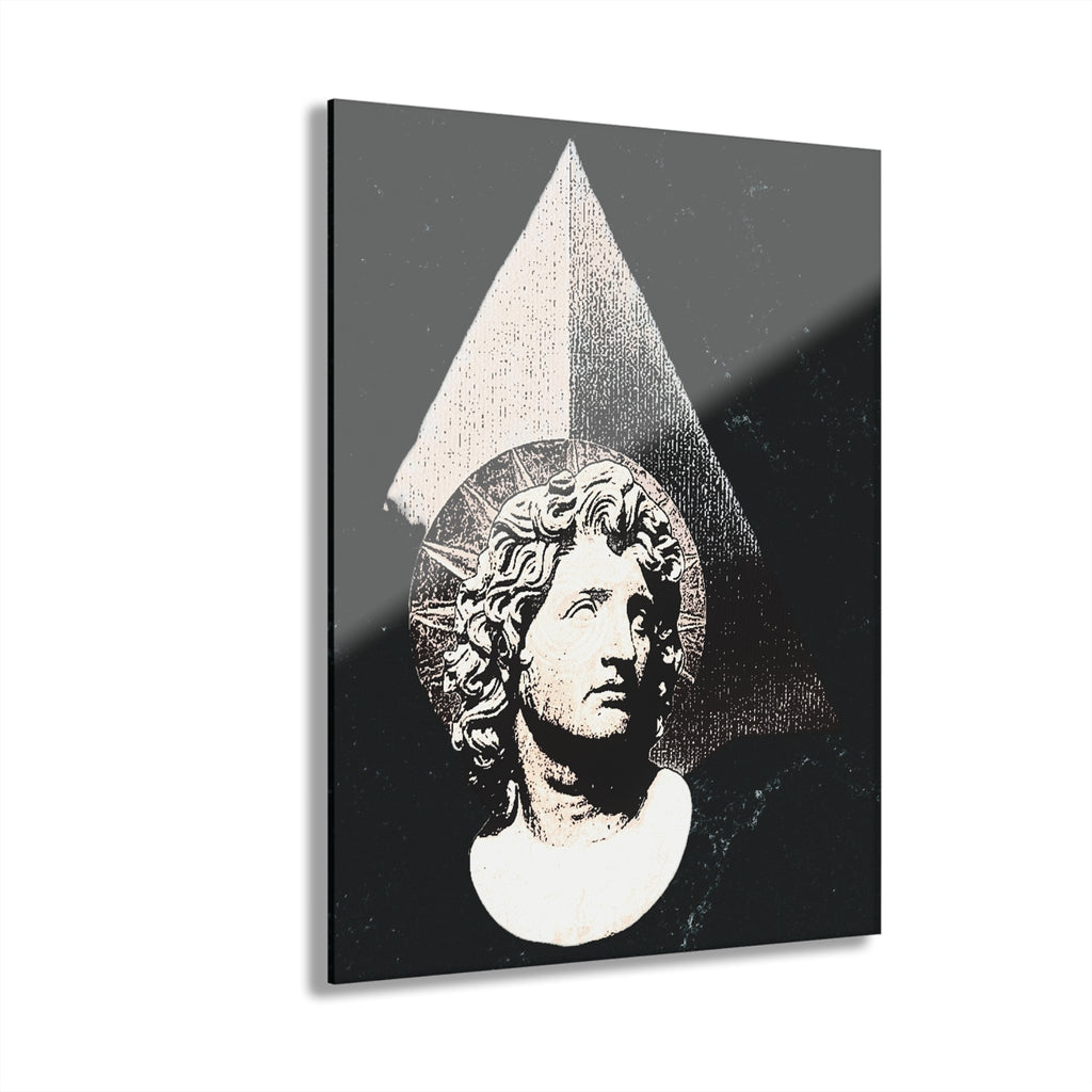 Alexander The Great In Egypt Pyramid Acrylic Print