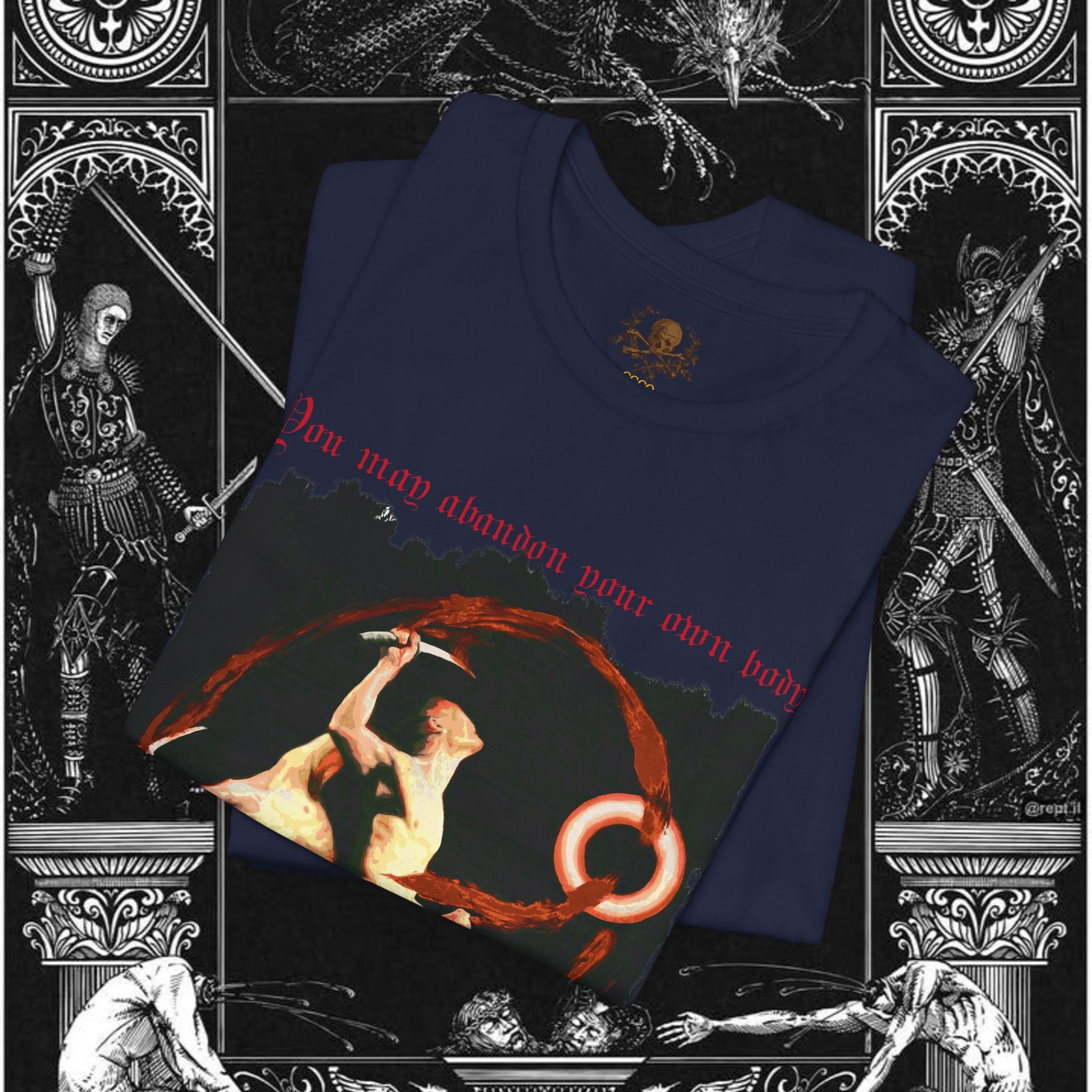 The Samurai's Vengeance Medieval Fantasy Graphic Shirt