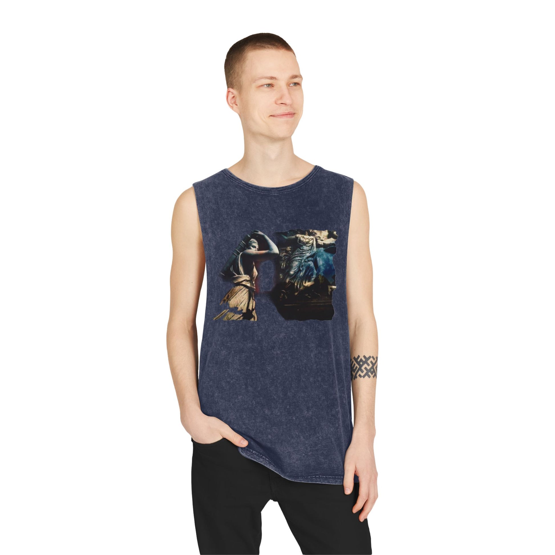 Artimus Fury Stonewash Tank Top, Graphic Top