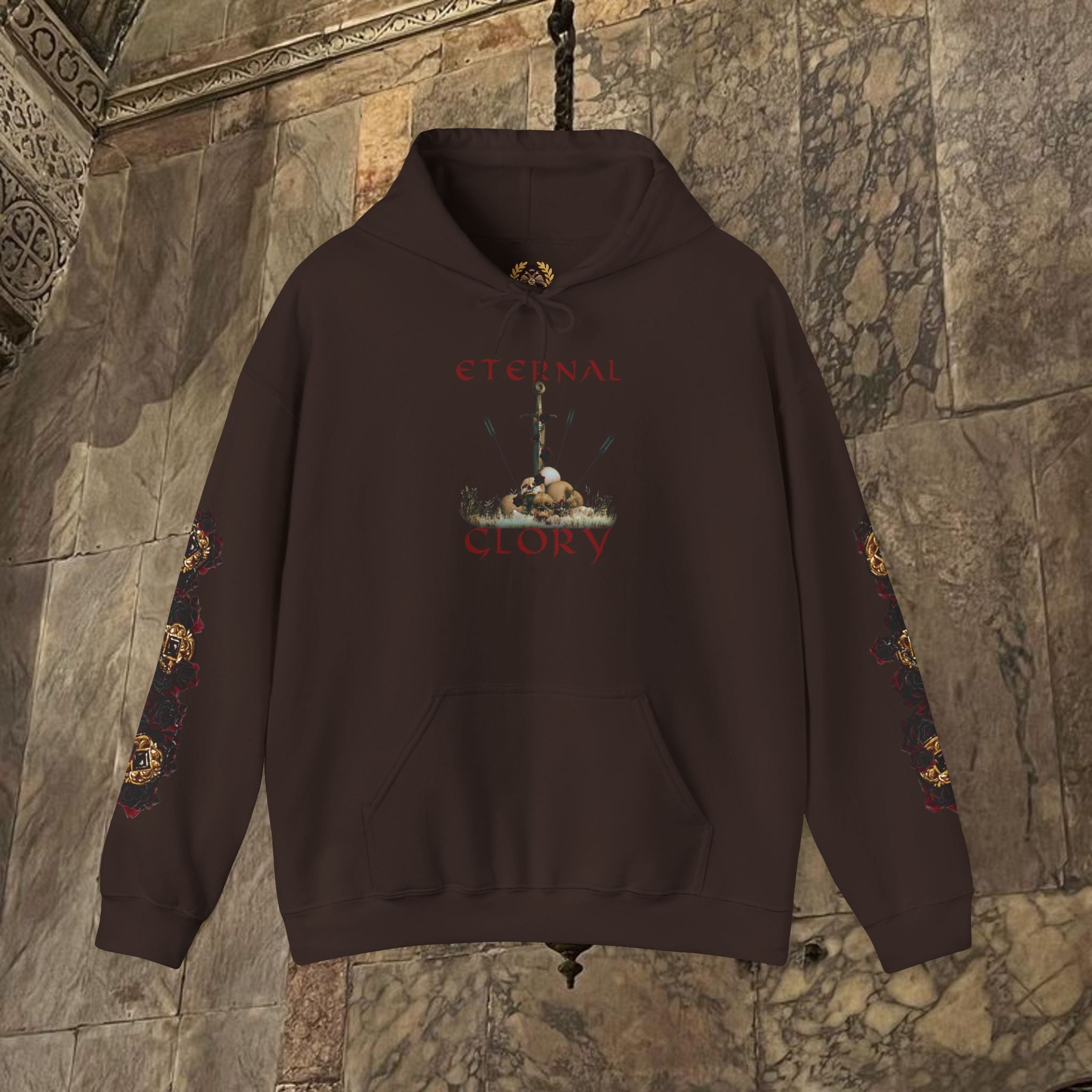 Eternal Glory of the Last Battle Byzantine Inspired Graphic Hoodie