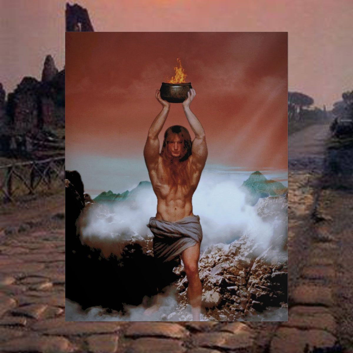 The Flame of Prometheus Classical Mythology Inspired Prints