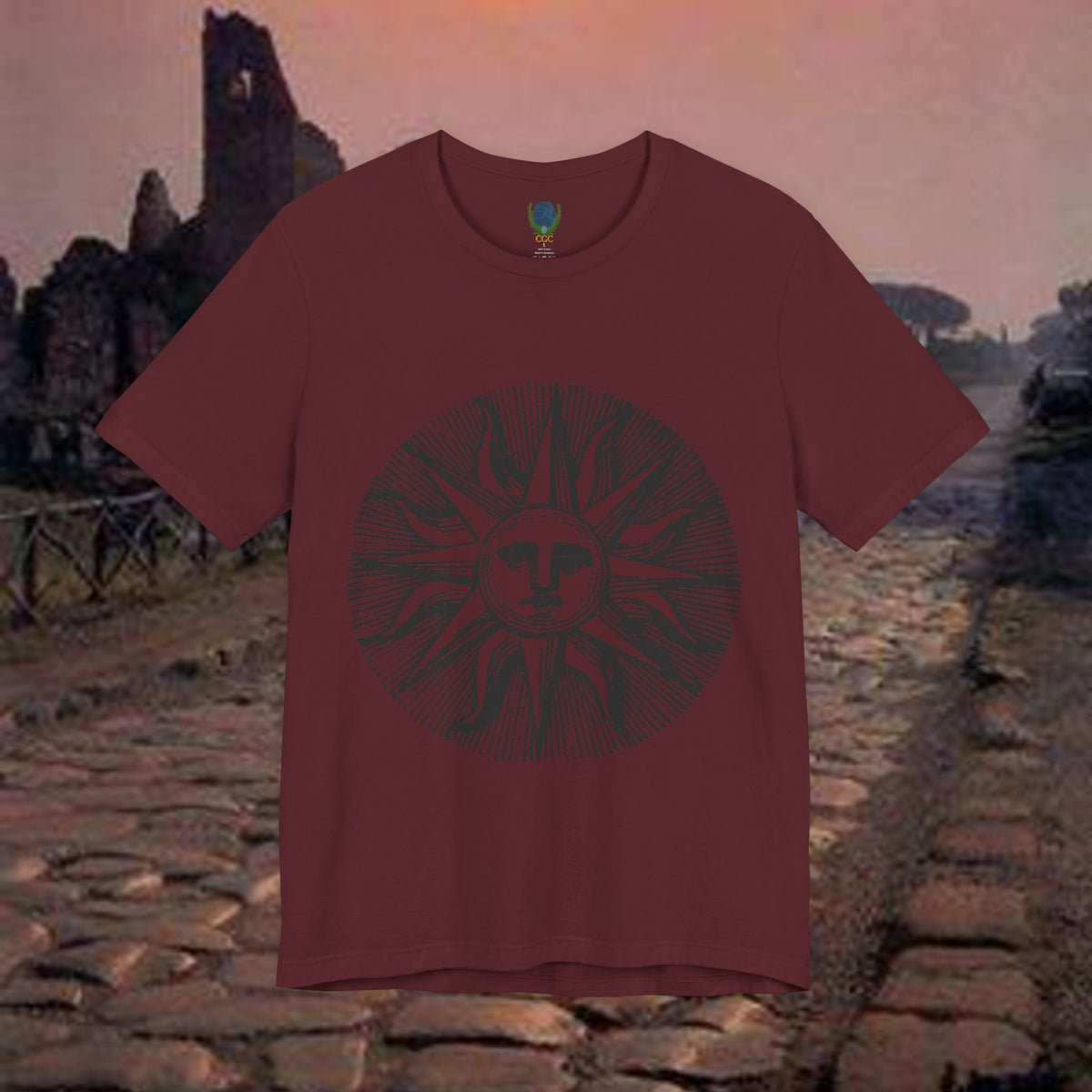 Summer Sun Mediterranean Graphic T-Shirt