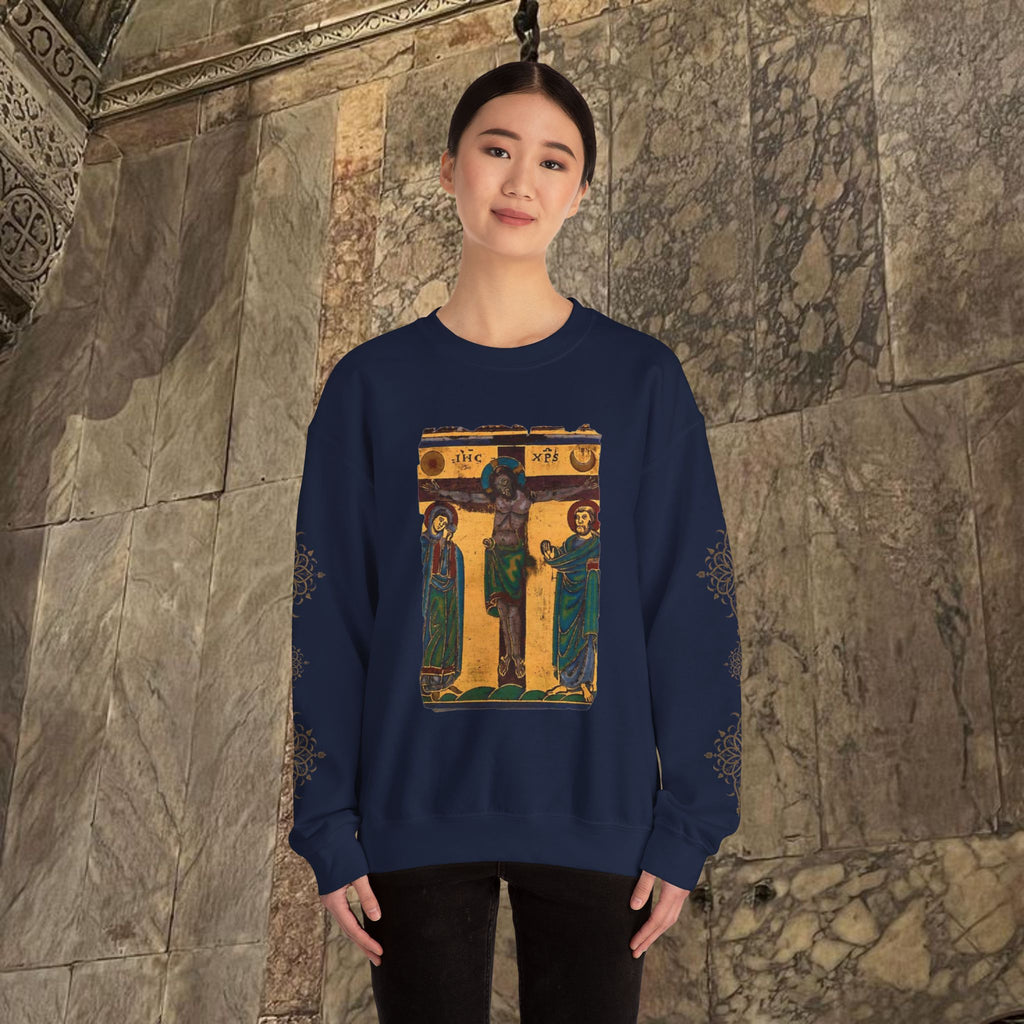Byzantine art Sweatshirt iconographic desgin