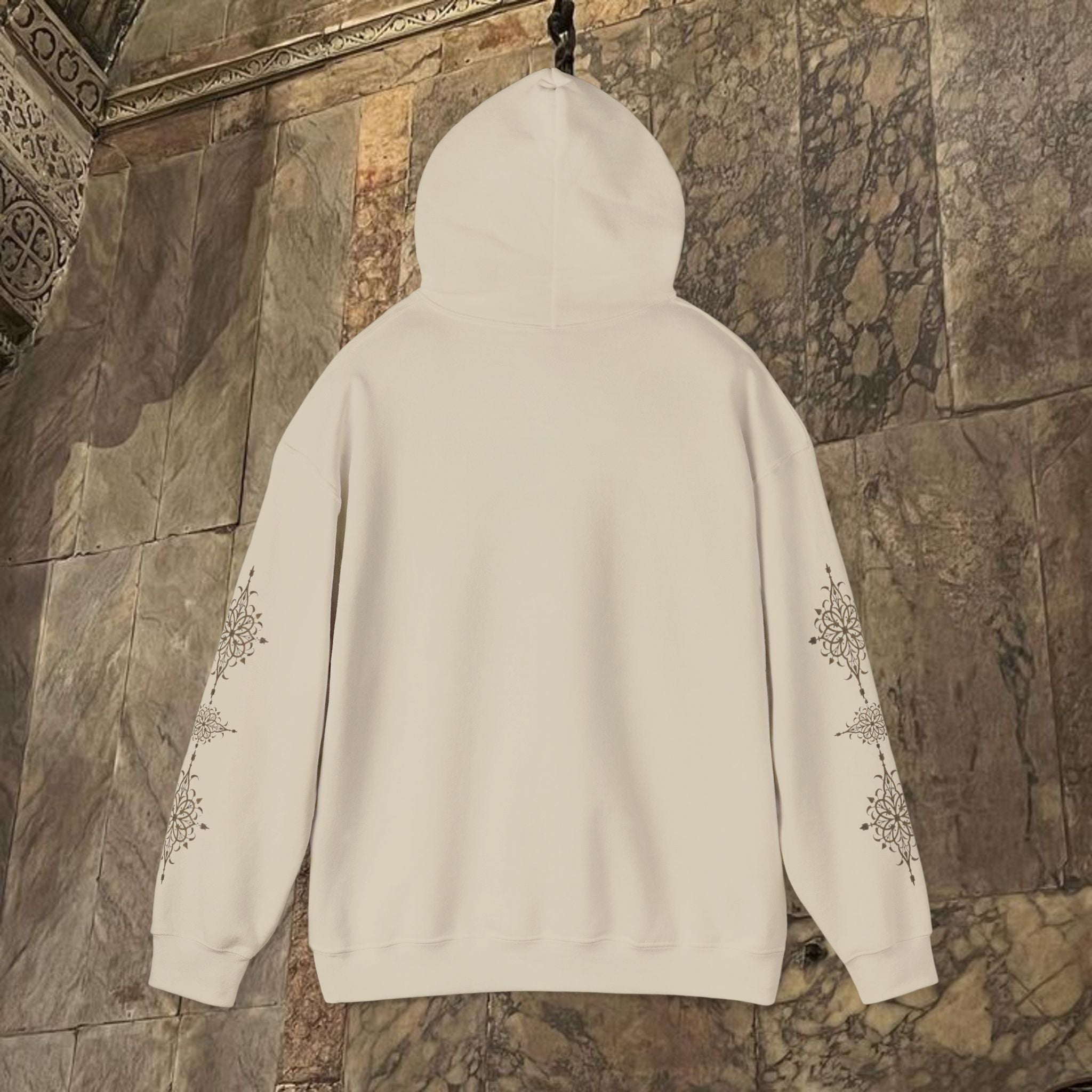 Byzantine Icon Art Hoodie - Classical Religious Design