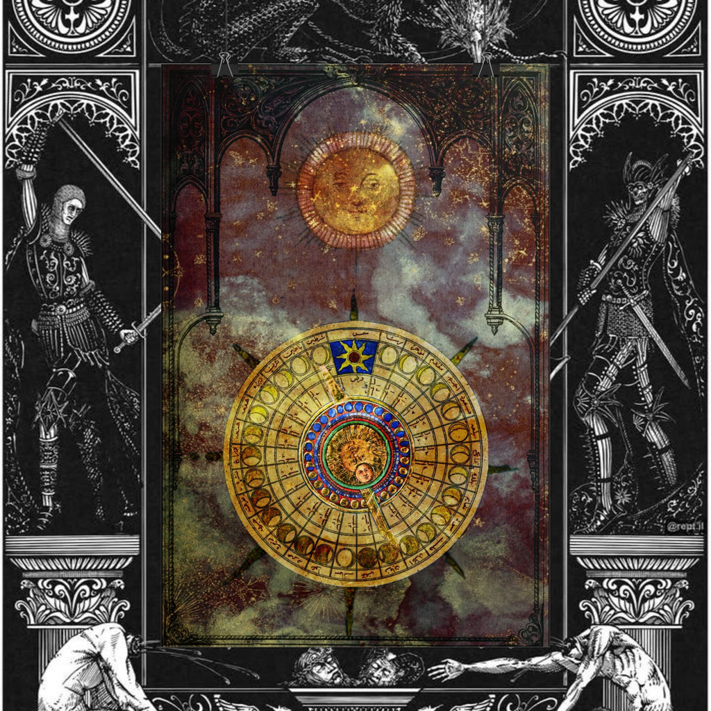 The Dials of the Cosmos Medieval Fantasy Inspired Prints