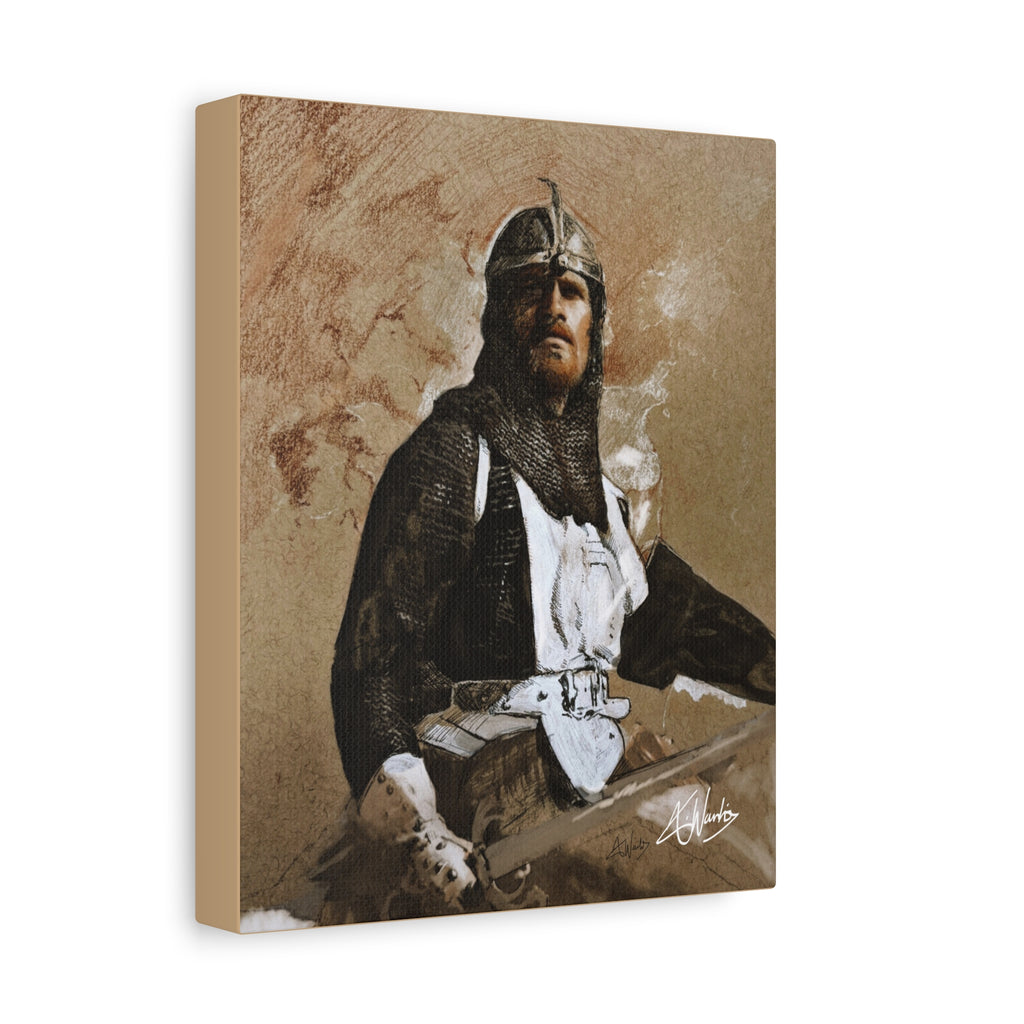 The Knight's Rest Medieval Fantasy Canvas