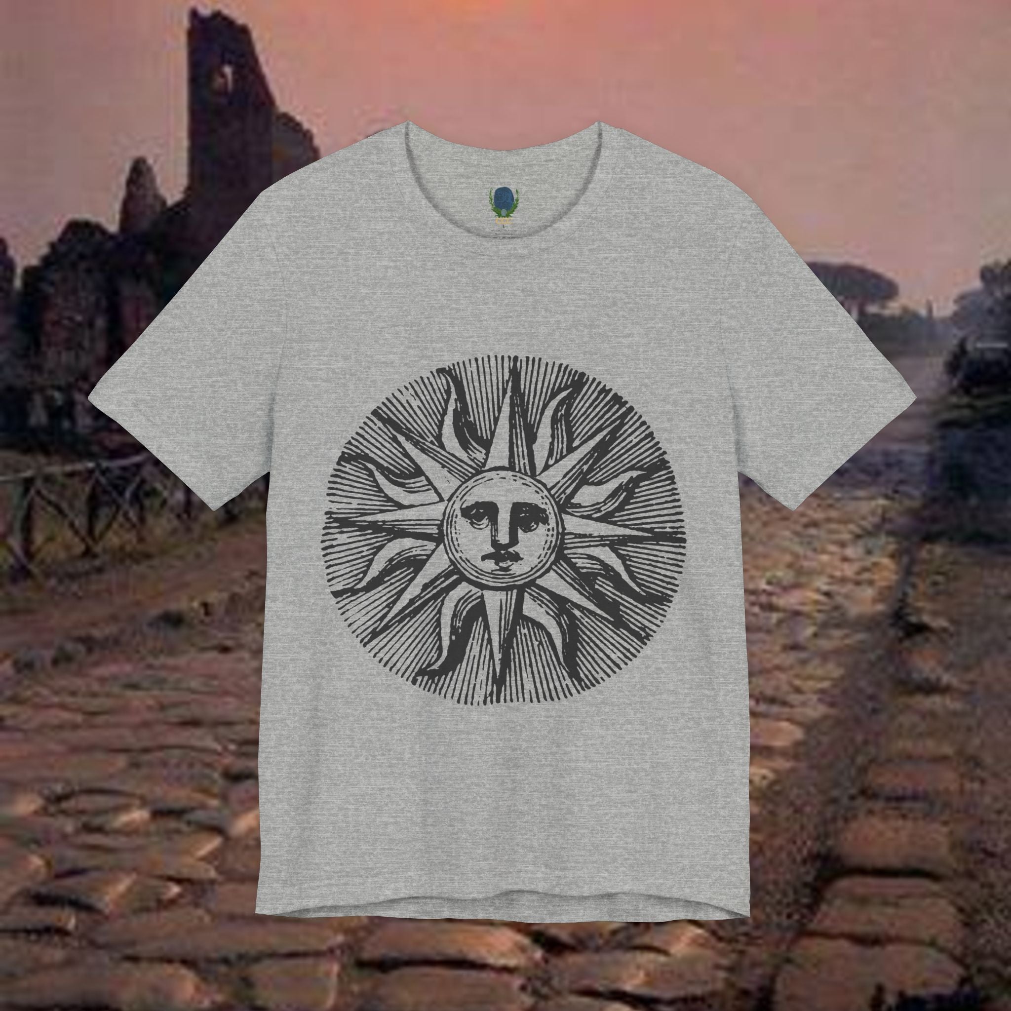 Summer Sun Mediterranean Graphic T-Shirt