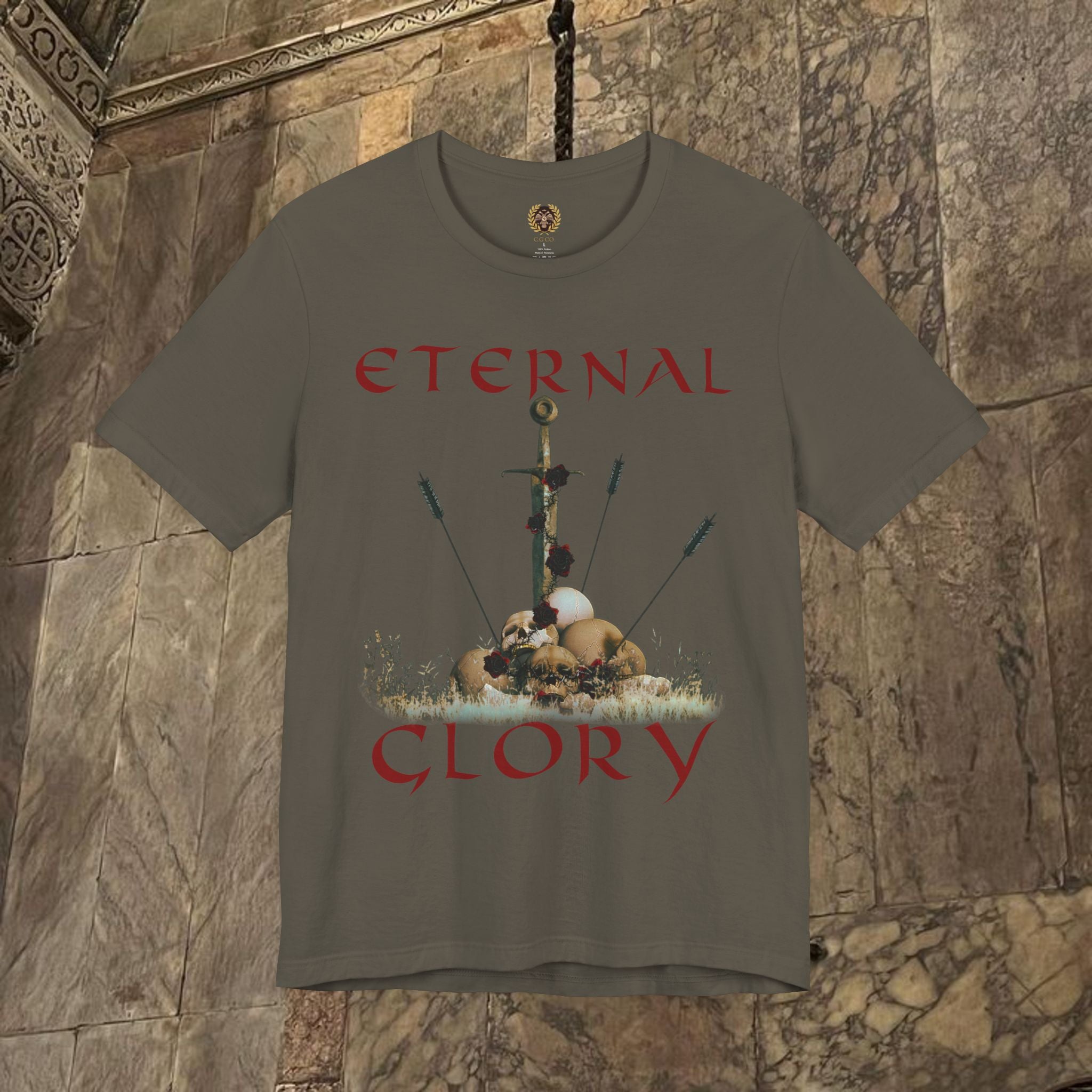 Eternal Glory of the Last Battle Cotton Graphic T-Shirt