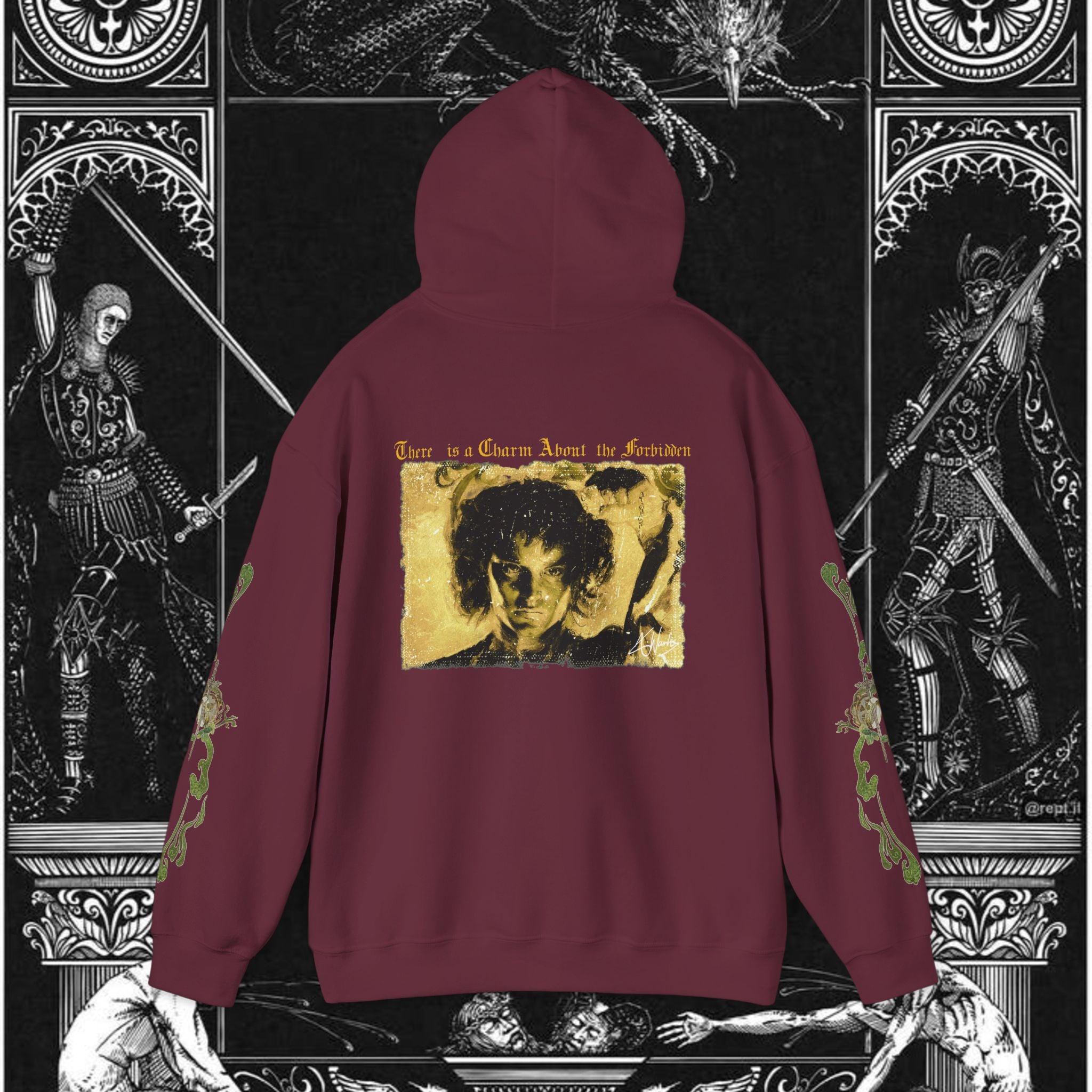 The Last Temptation Medieval Fantasy Graphic Hoodie