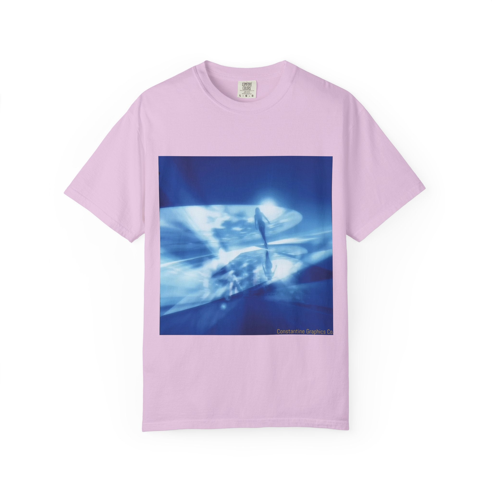 The Blue Portal Cyber Y2K Graphic T-Shirt