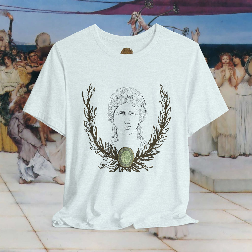 Hera's Wondering – Greek Goddess Ornate Diadem T-Shirt
