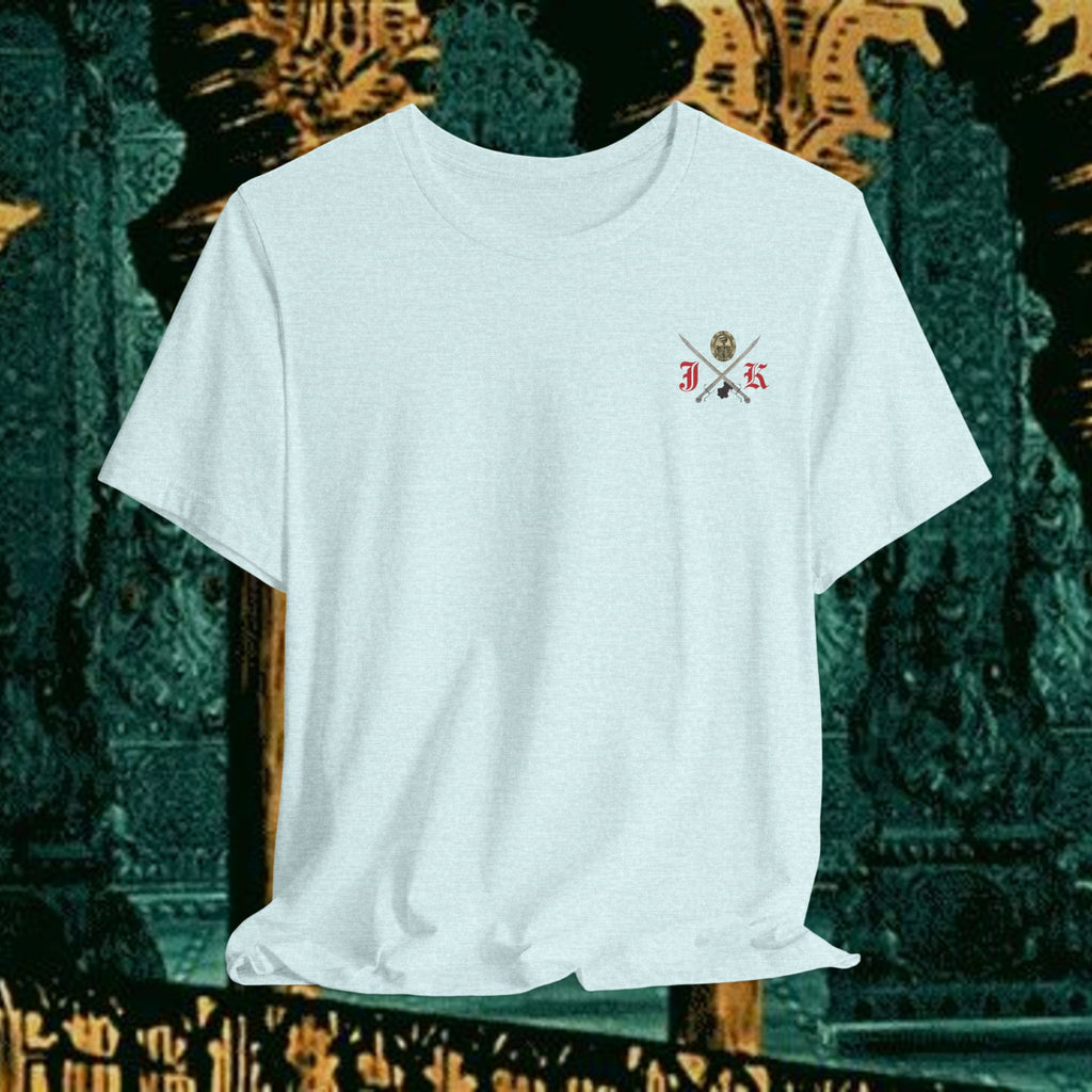 Mythic Vitalism, Sanguis Christianus Vetus Exploration and Adventure Inspired Graphic T Shirt Back Version
