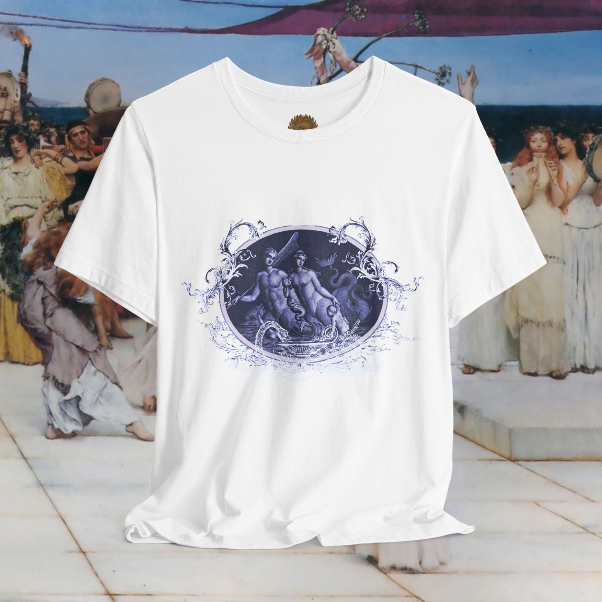 Dagon Graphic T-Shirt – Ancient Fish God of Mesopotamian Mythology | Classical History Gift