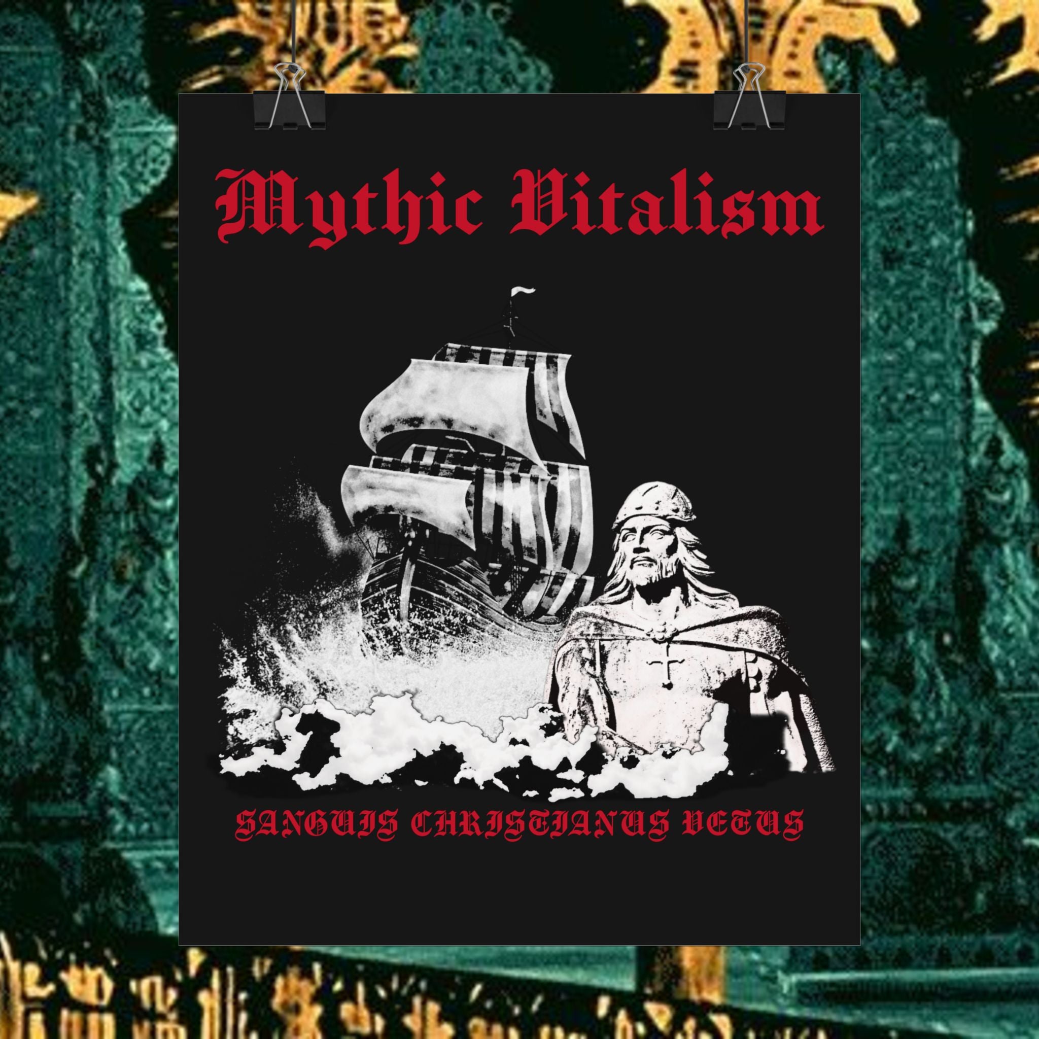 Mythical Vitalism, Sanguis Christianus Vetus Adventure and Exploration Inspired Rolled Posters