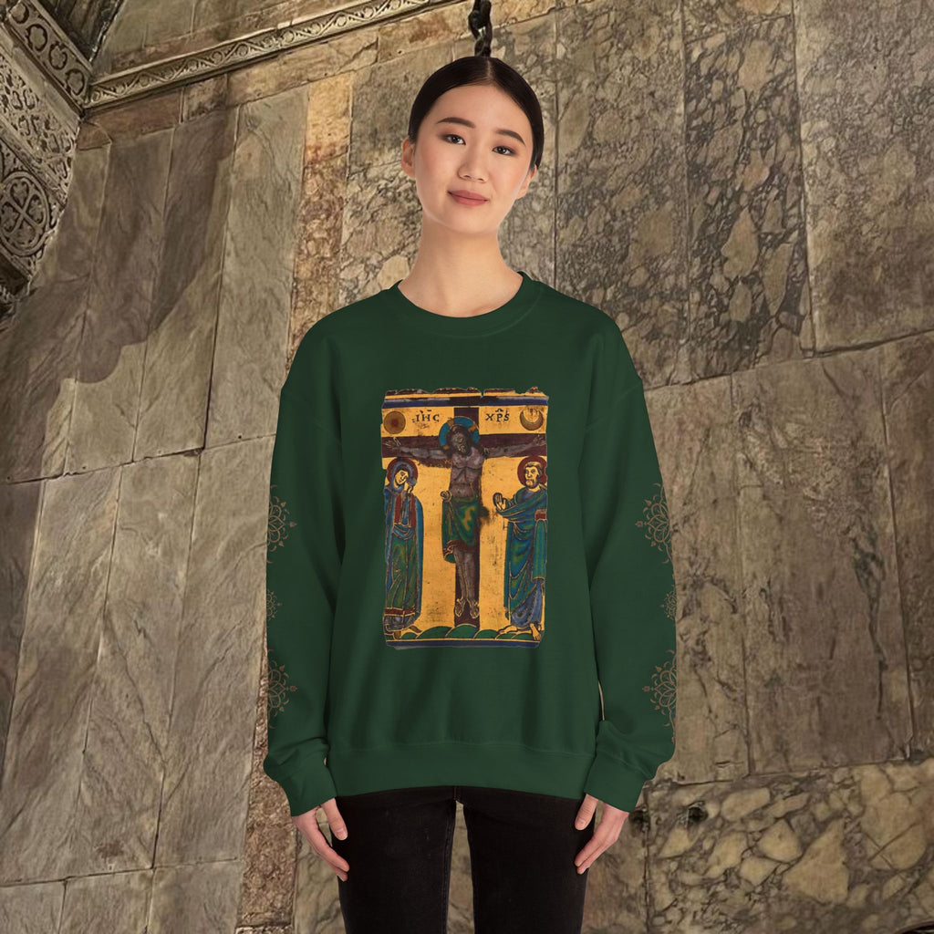 Byzantine art Sweatshirt iconographic desgin
