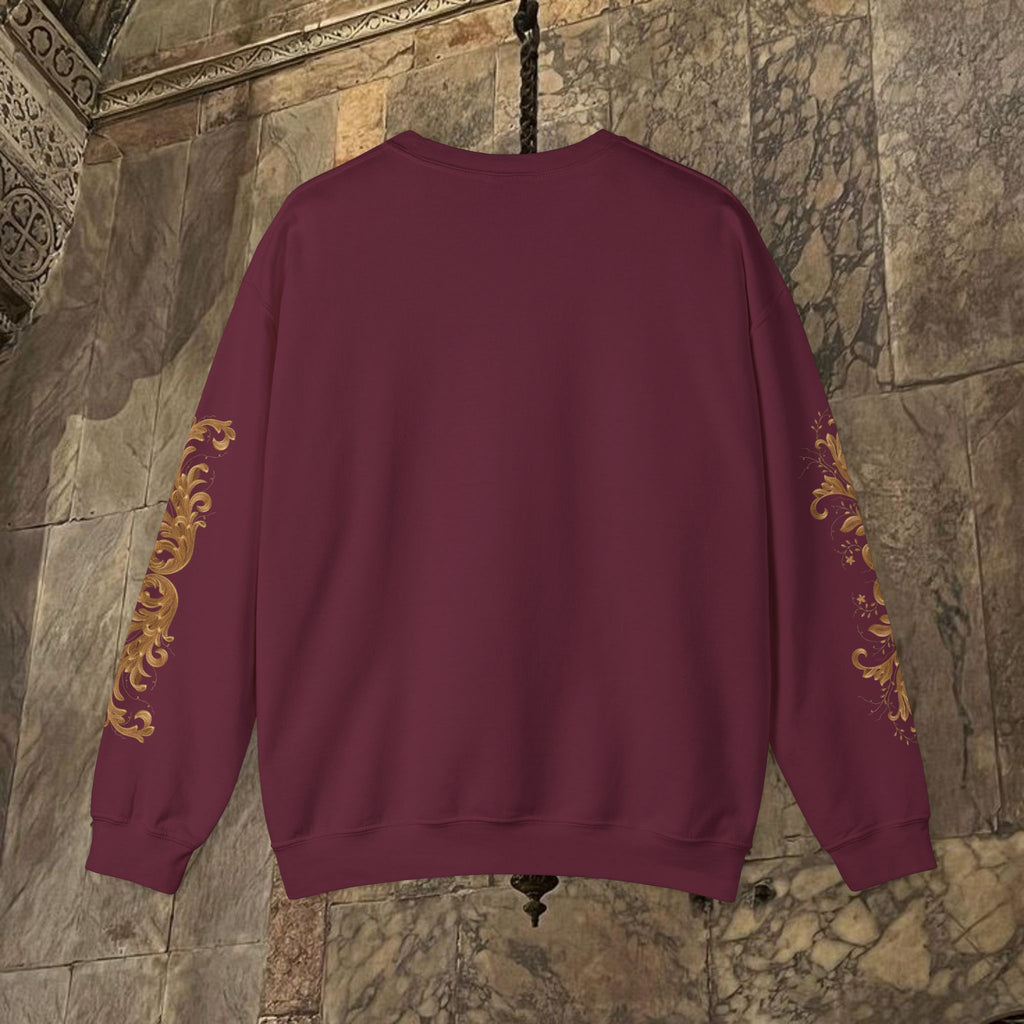 Byzantine Manuscript Art Sweatshirt Ancient design