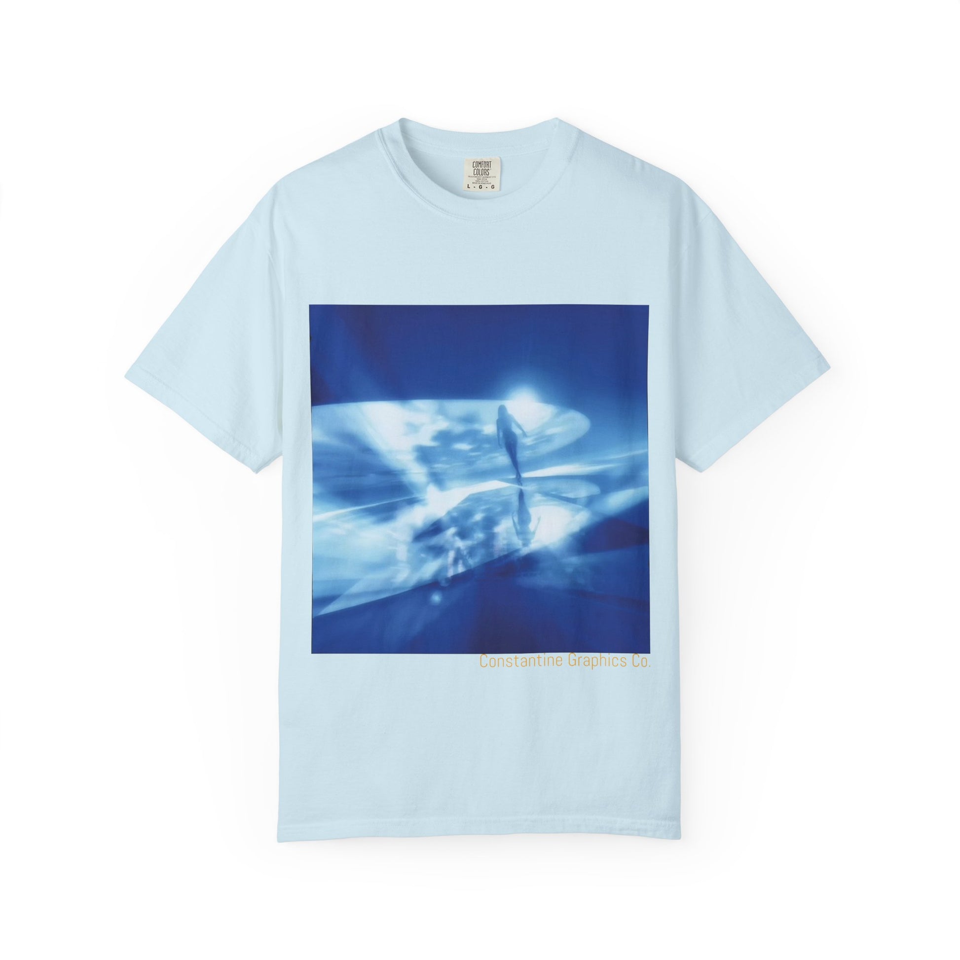 The Blue Portal Cyber Y2k Graphic T Shirt