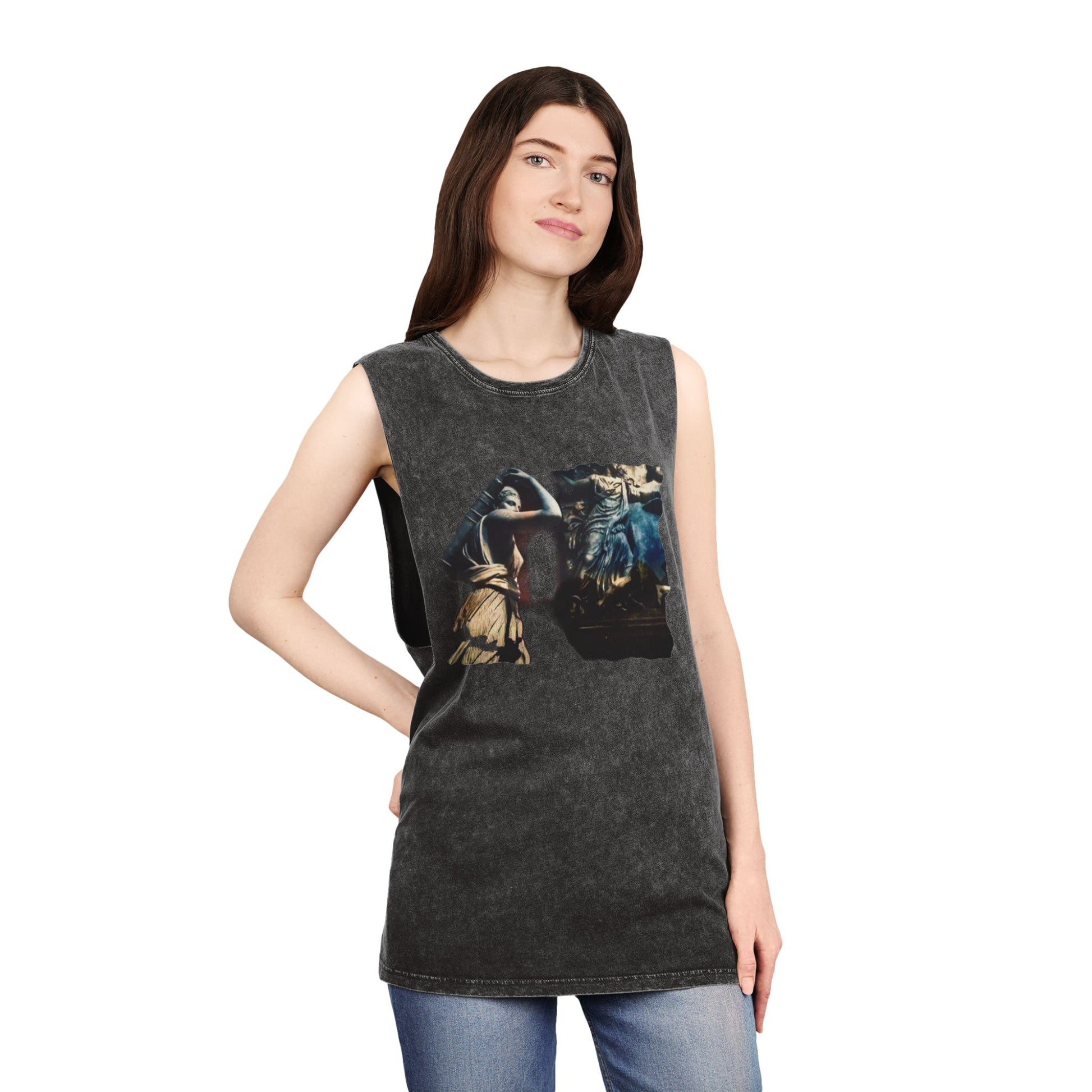 Artimus Fury Stonewash Tank Top, Graphic Top