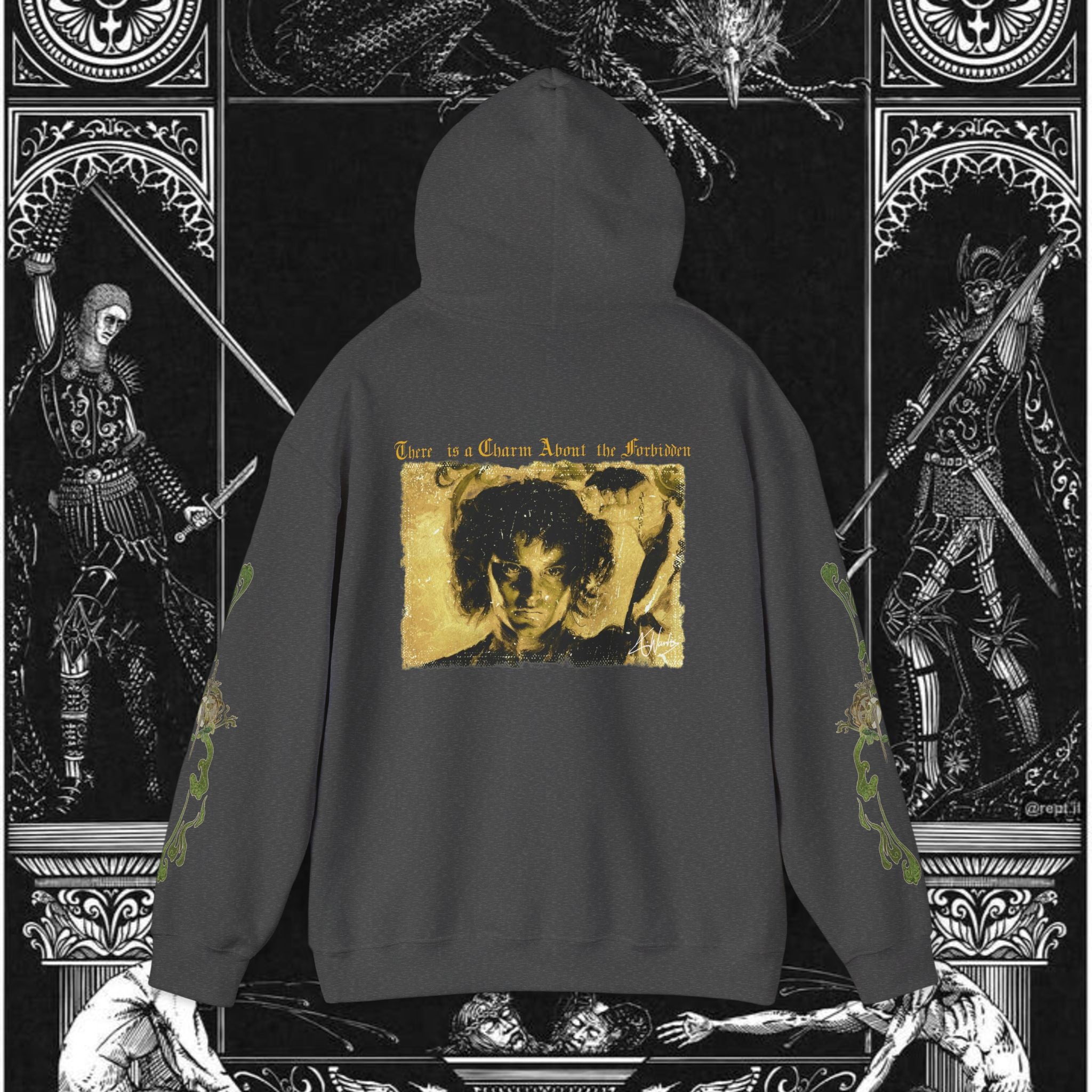 The Last Temptation Medieval Fantasy Graphic Hoodie