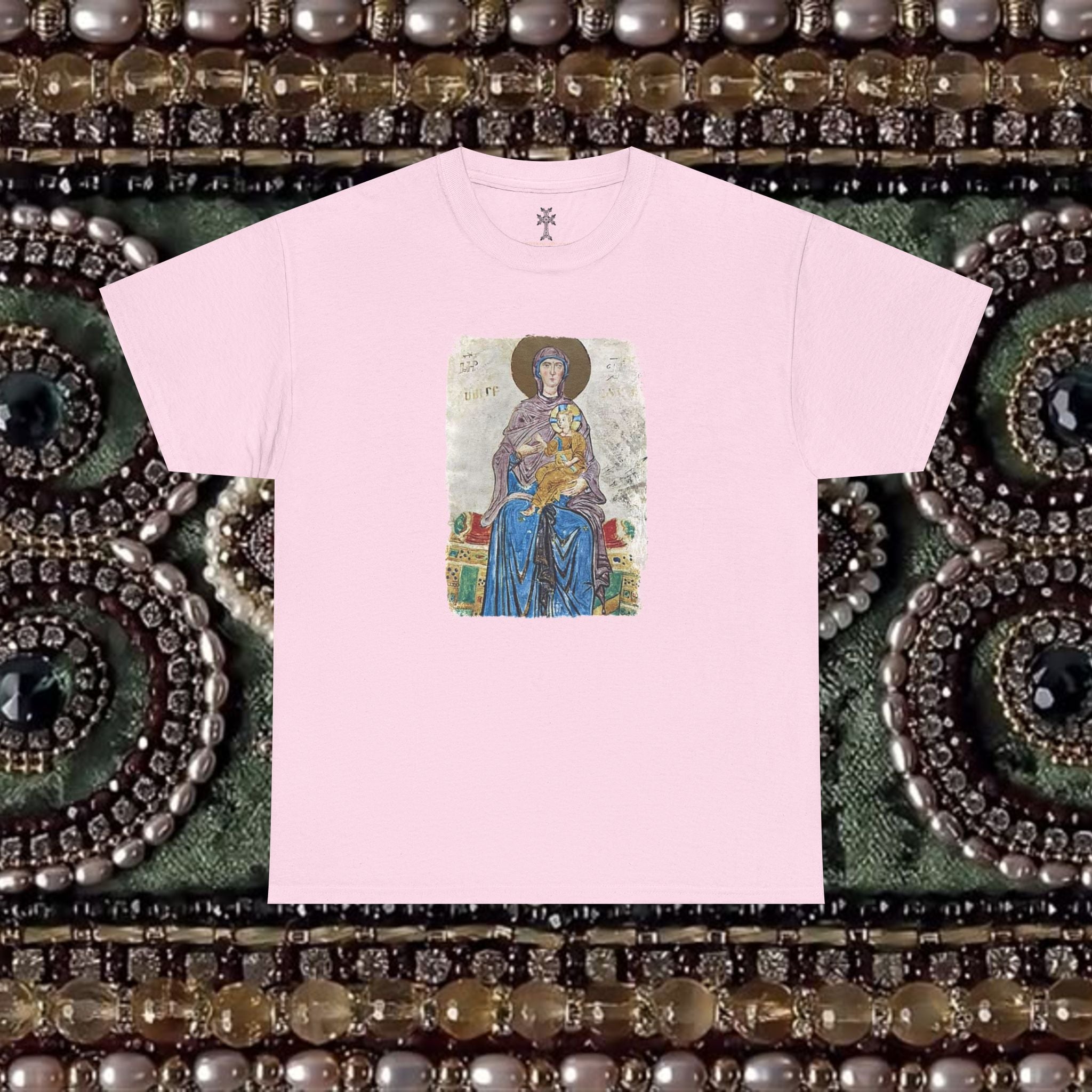 Medieval Armenian Manuscript Art Cotton Graphic T-Shirt
