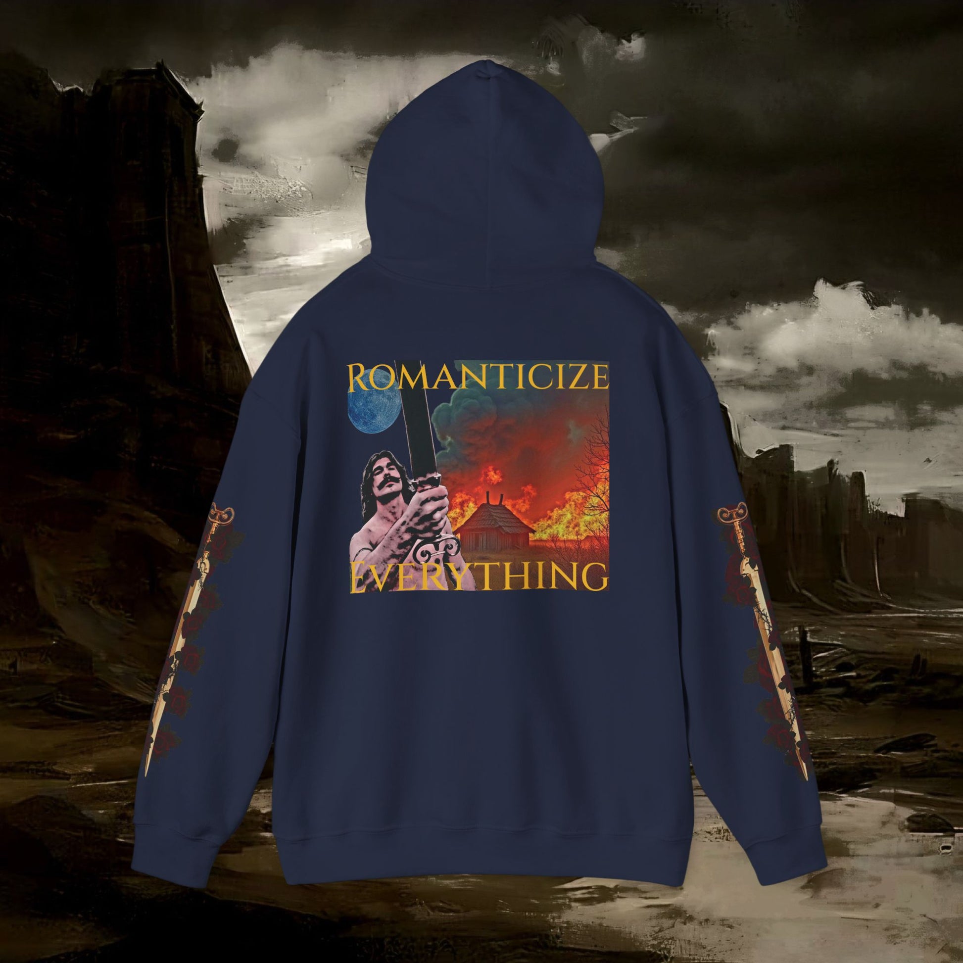 The Barbarian's Mirror Medieval Fantasy Inspired Unisex Hoodie