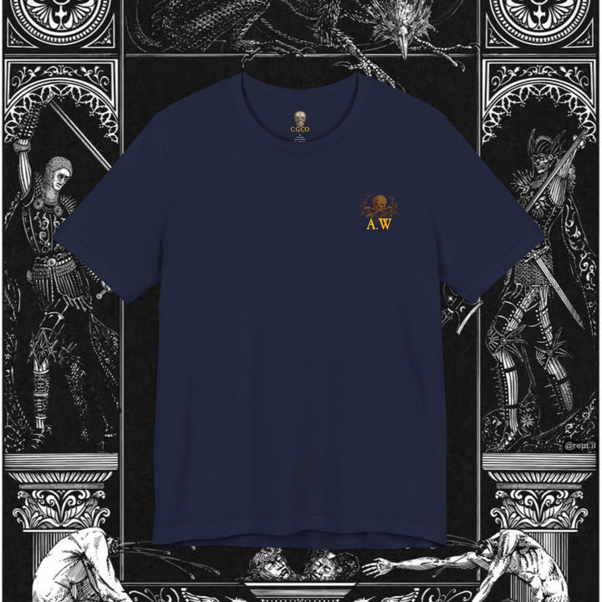 Man's Memento Medieval Fantasy Graphic T Shirt