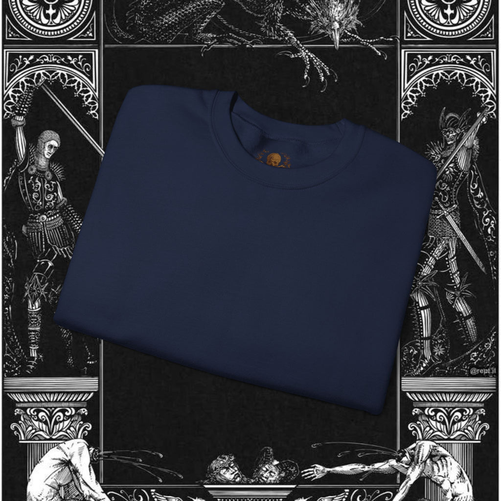 The Circle of Life Medieval Fantasy Inspired Graphic Sweatshirt