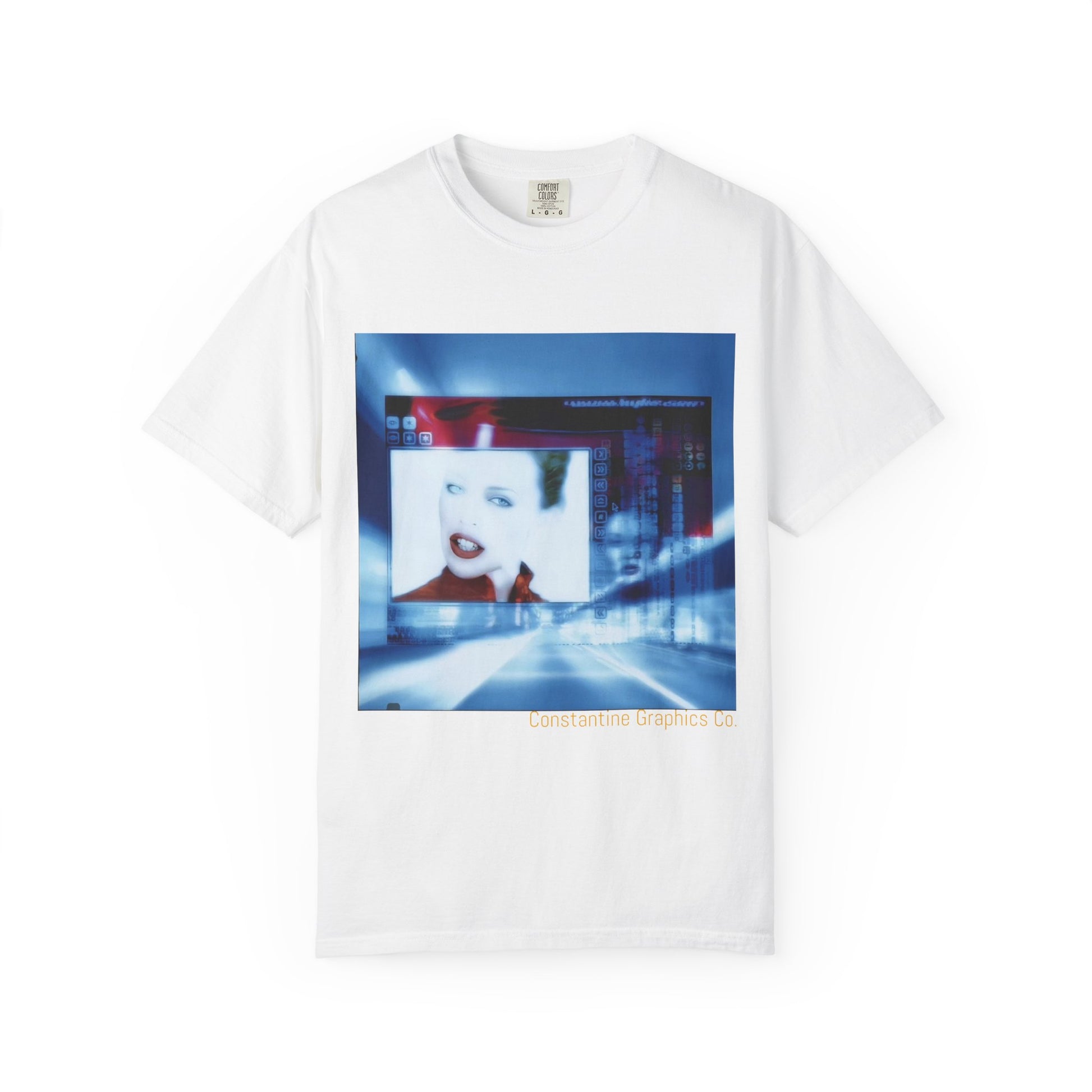 Digital Pop up Cyber Y2k Graphic TShirt
