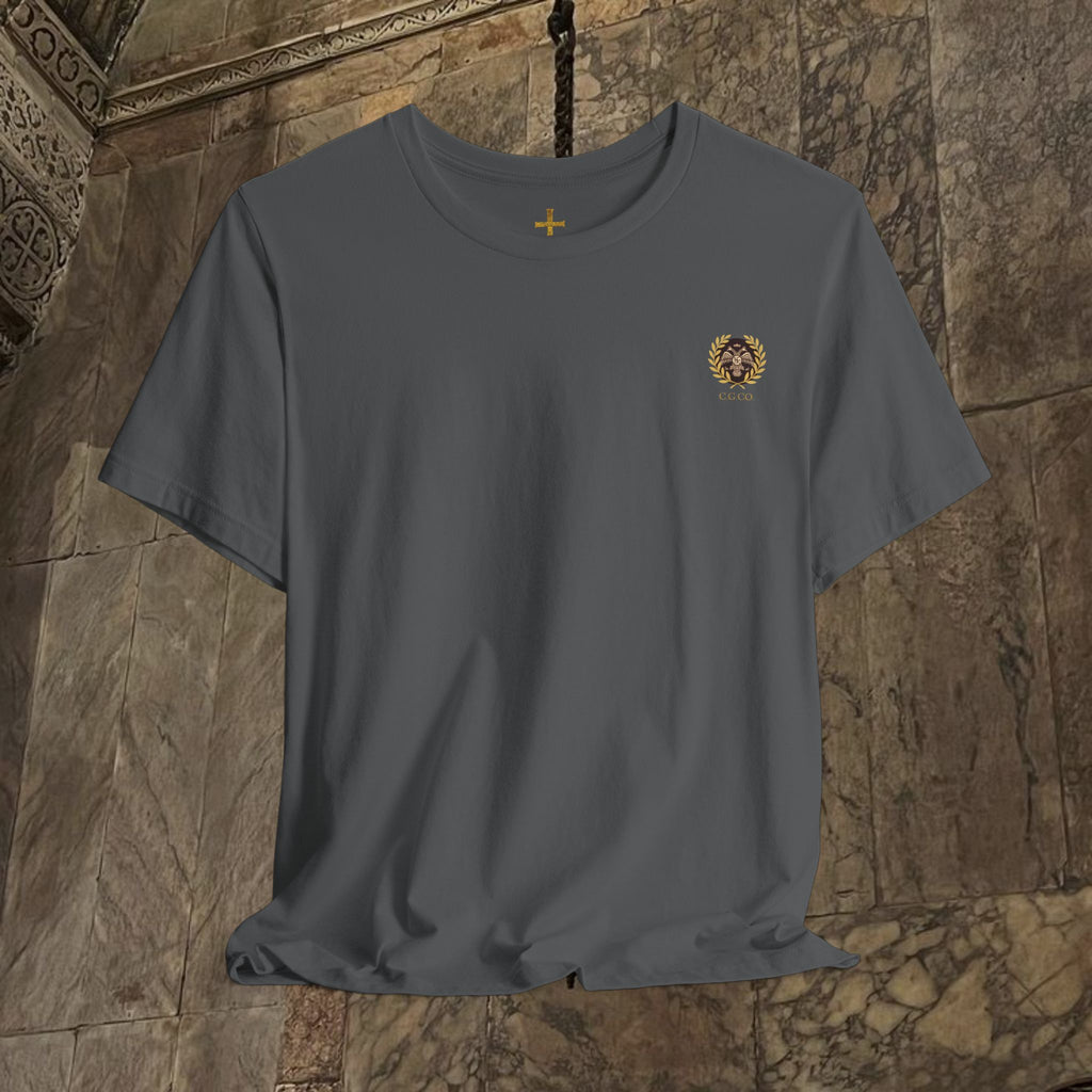 The Last Great Emperor Byzantine Inspired Cotton Graphic T-shirt Back Version