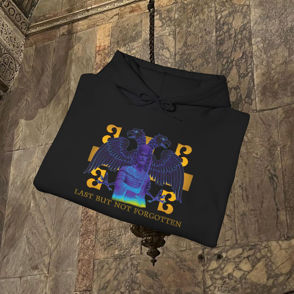 The Last Great Emperor Byzantine Inspired Graphic Hoodie Front Version