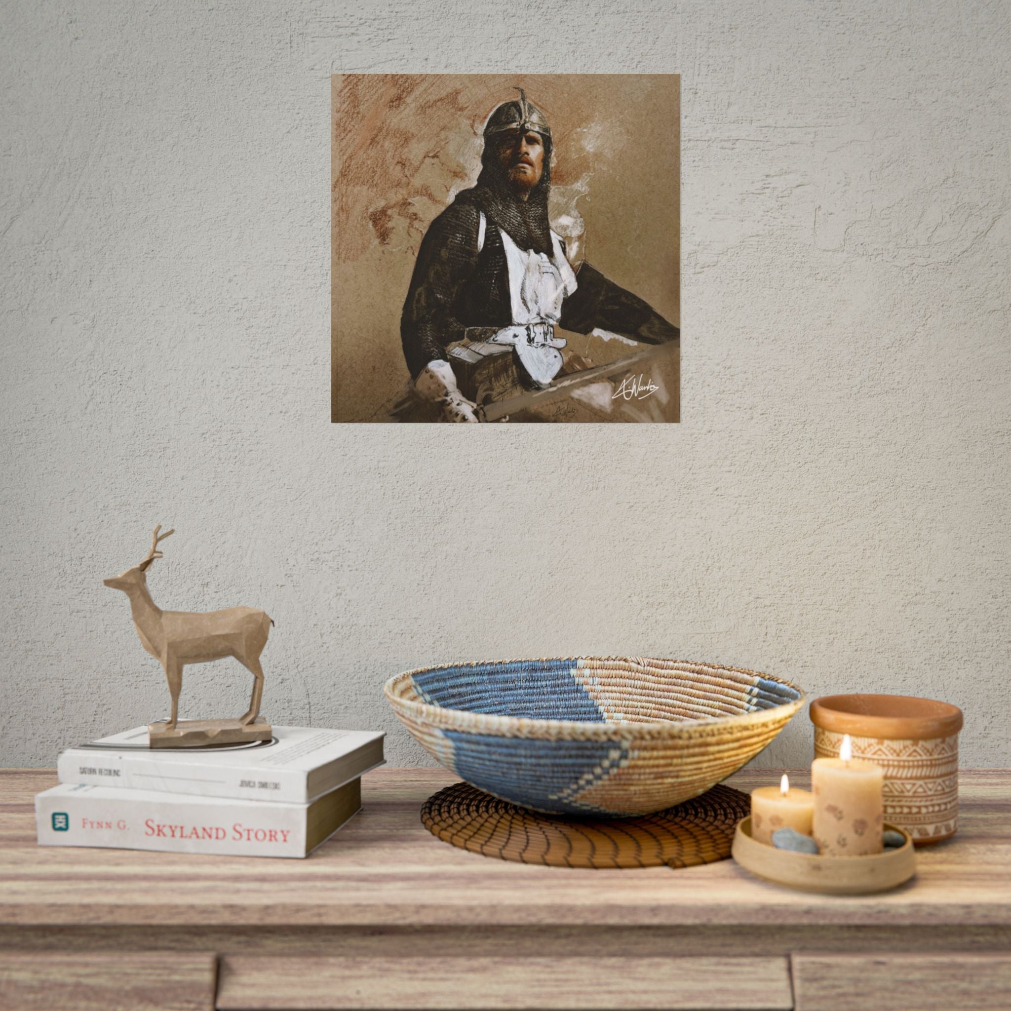 The Knight's Rest Medieval Fantasy Print